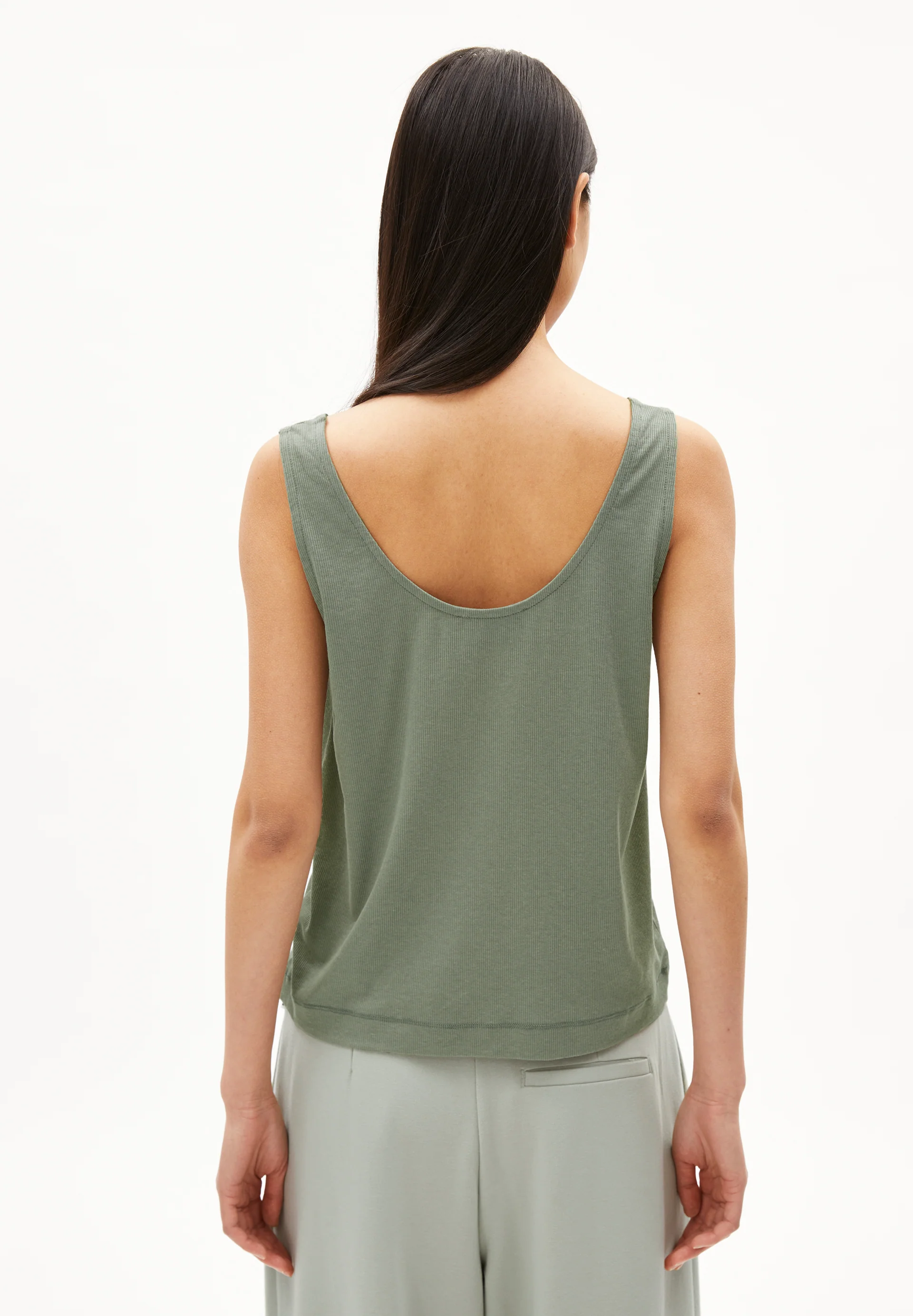 MINAAMI Rib-Top made of TENCEL™ Lyocell Mix