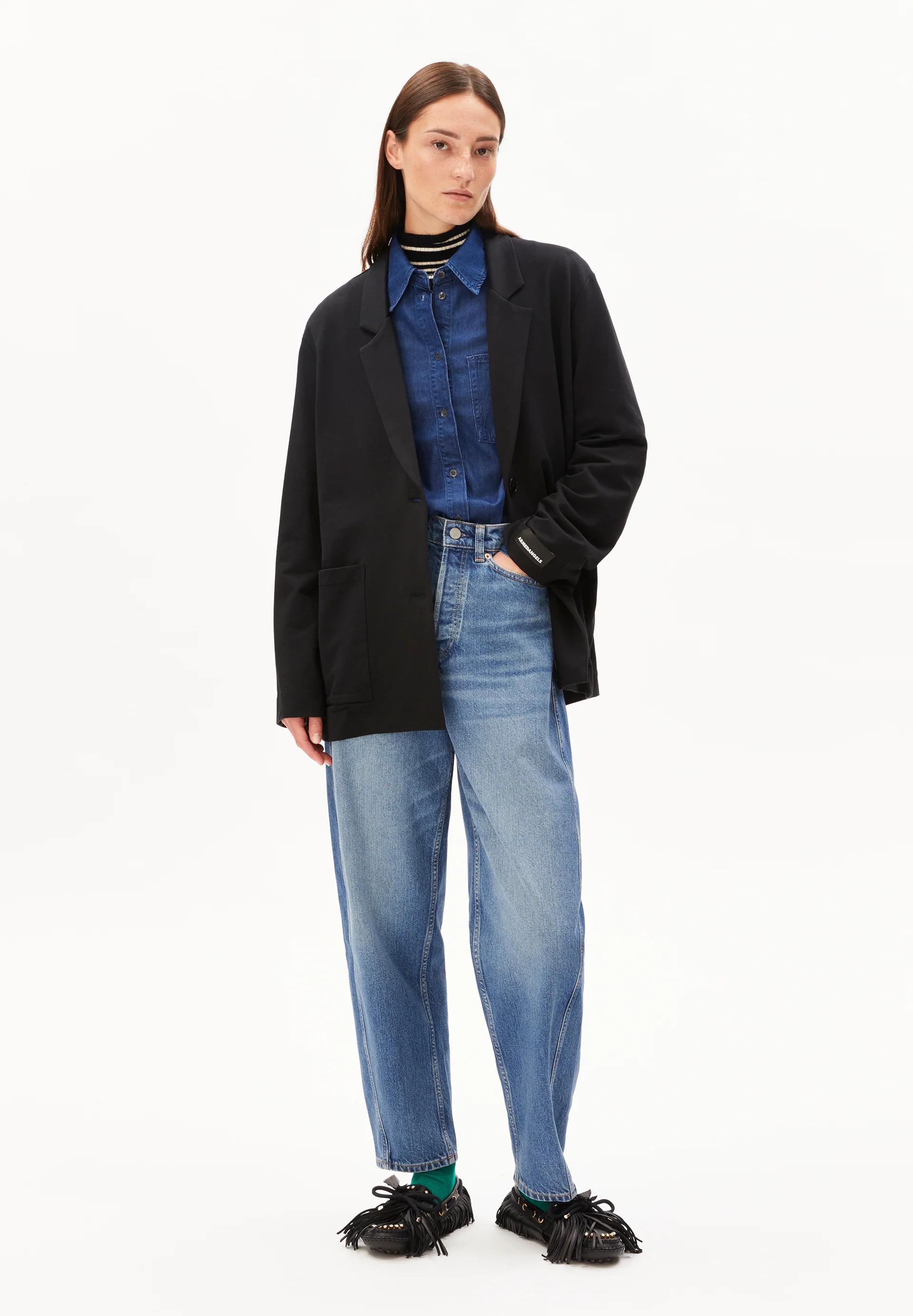 MARIAA FERNANDAA Jerseyblazer made of Organic Cotton Mix