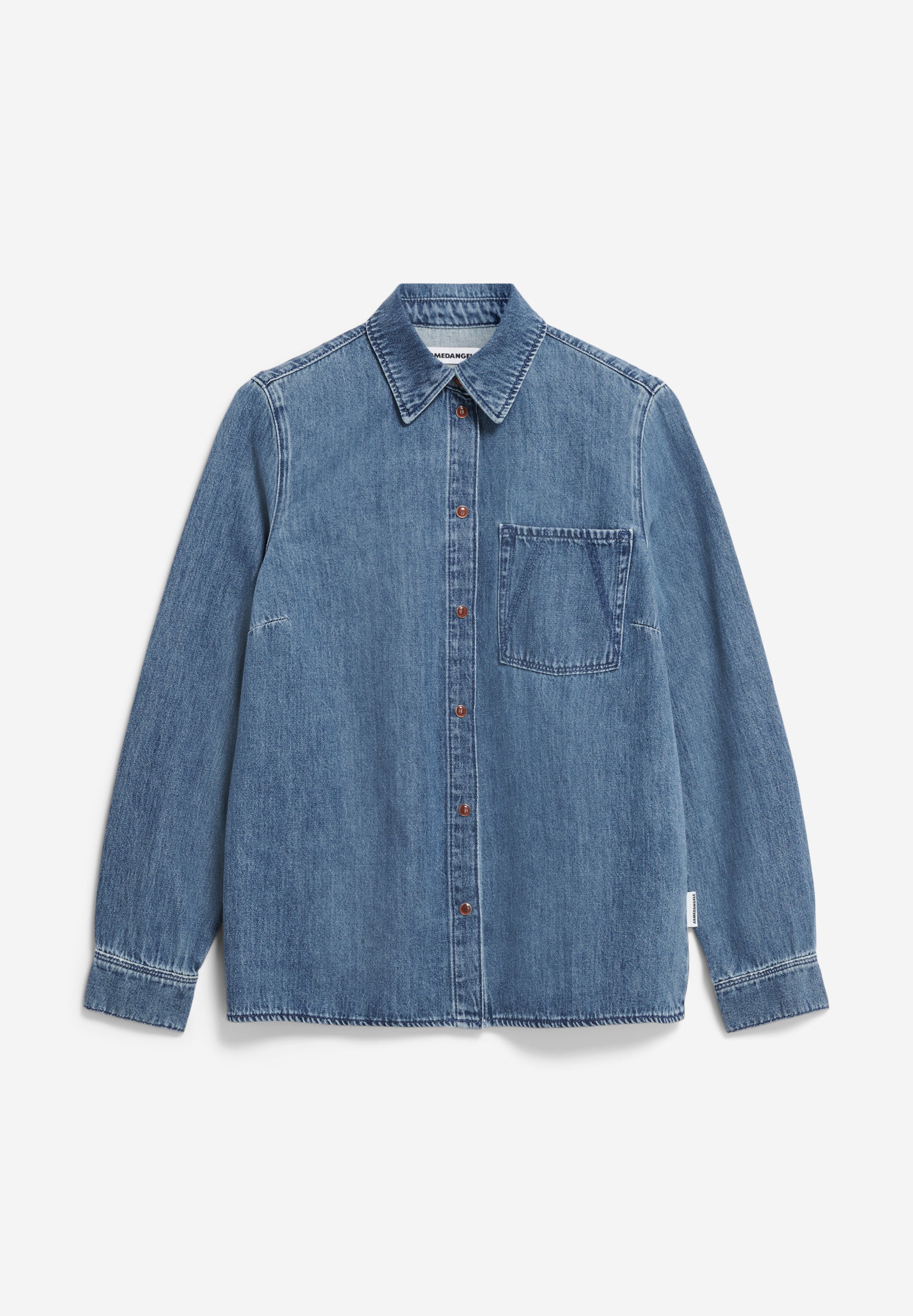 AURELAA Denim blouse made of Organic Cotton