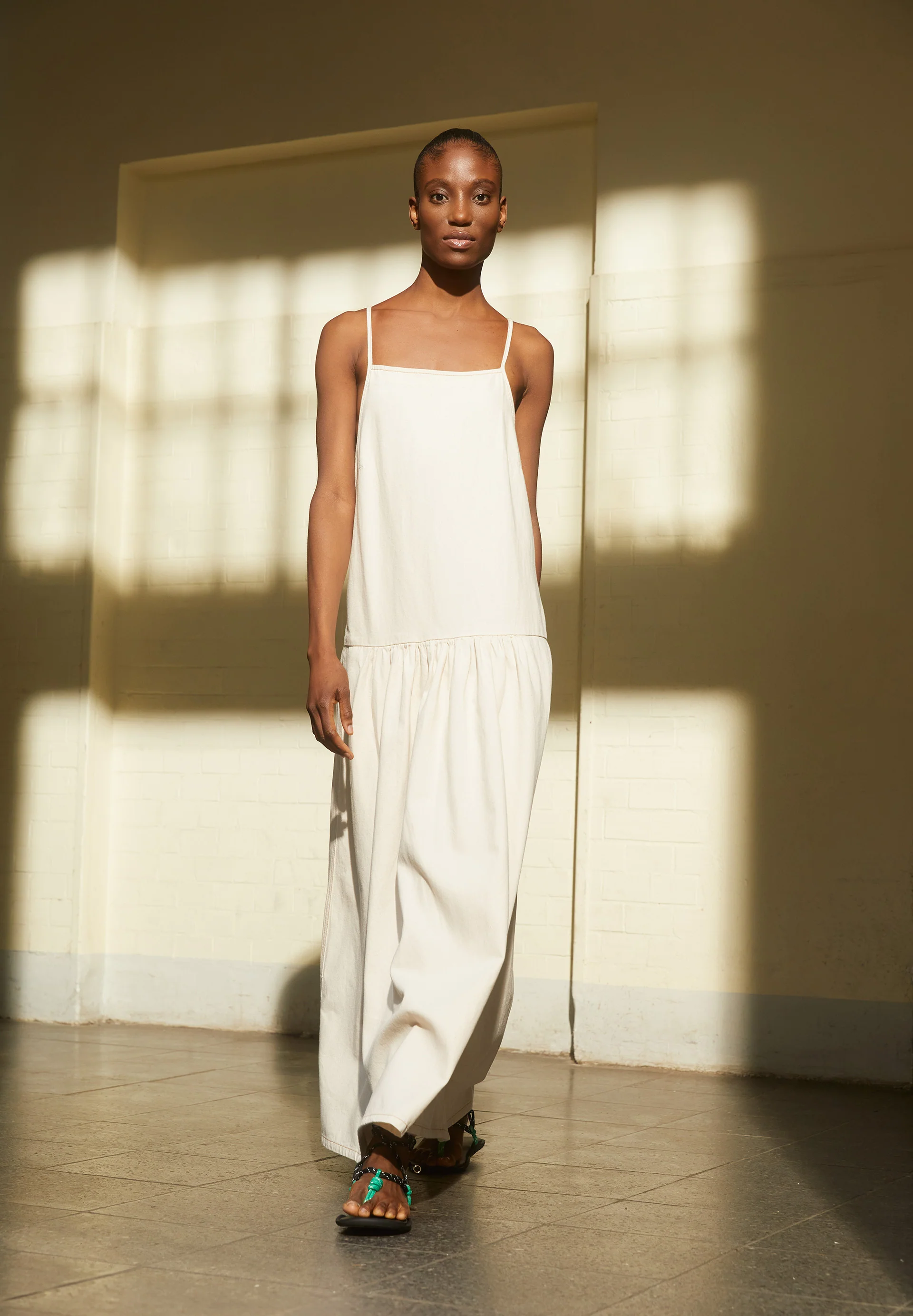 TASHAA Denim Dress made of Organic Cotton Mix