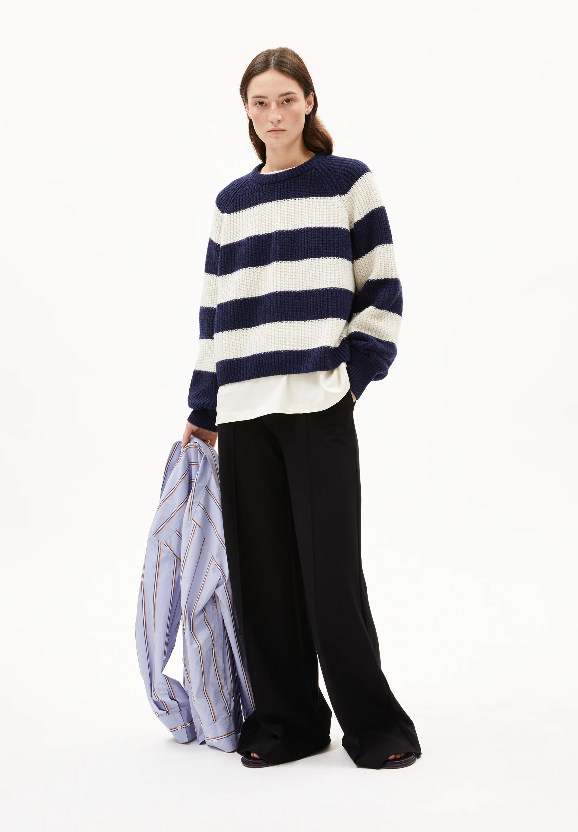 KAAGI STRIPES Pullover from organic wool mix
