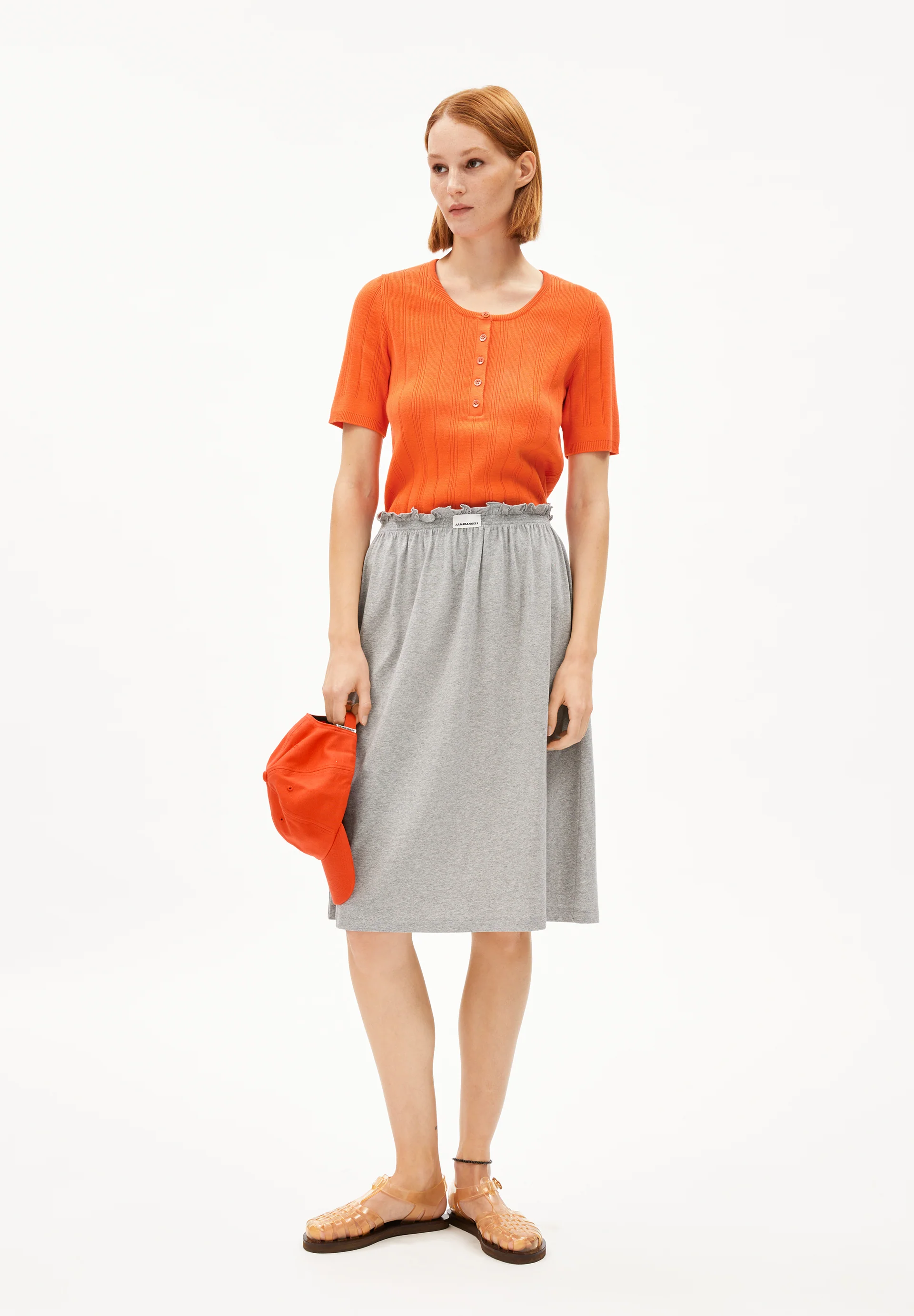 CRISPINAA CREPE Knit Shirt made of Organic Cotton