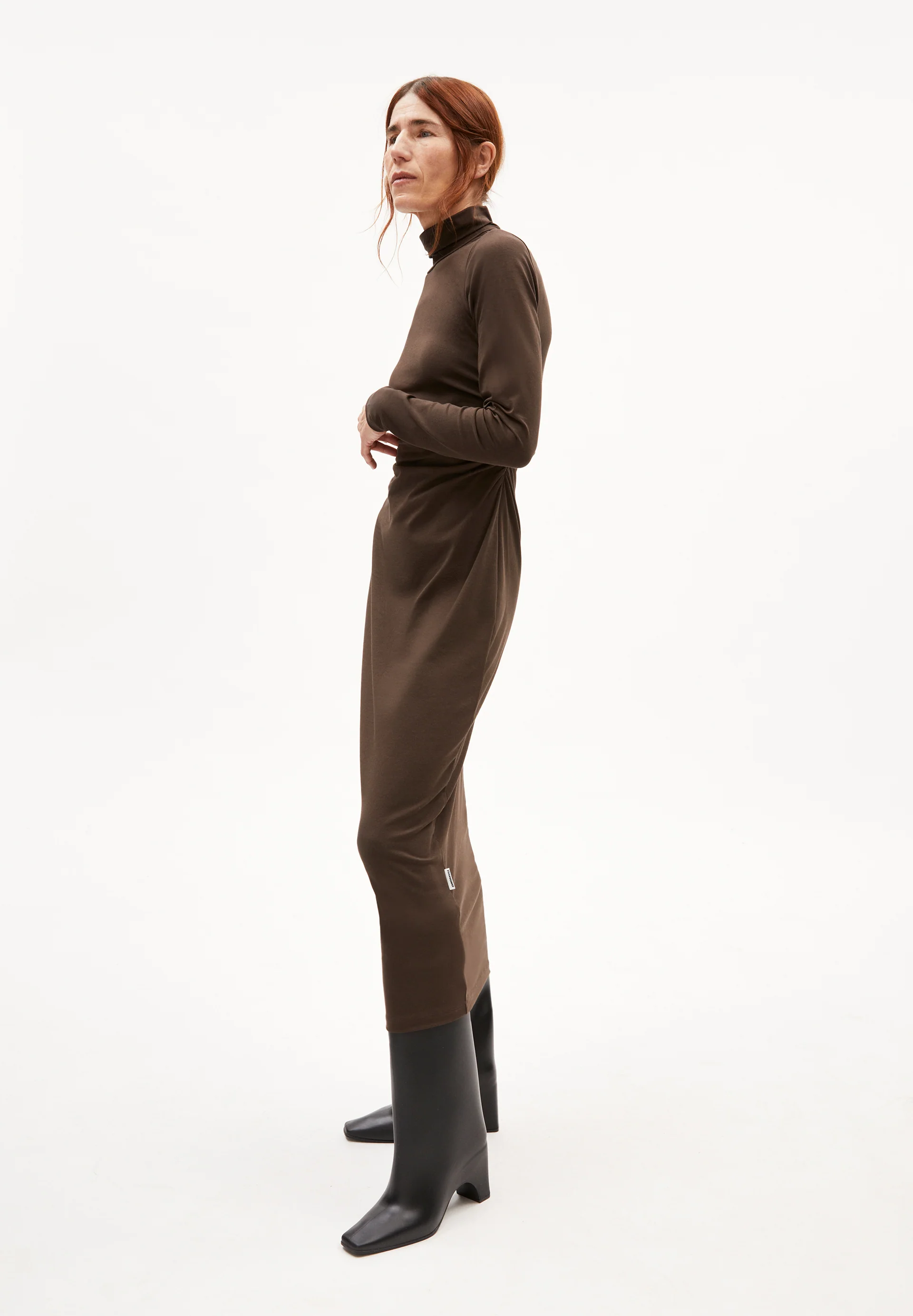 ADAAJA LONGSLEEVE Jersey Dress Slim Fit made of Organic Cotton Mix