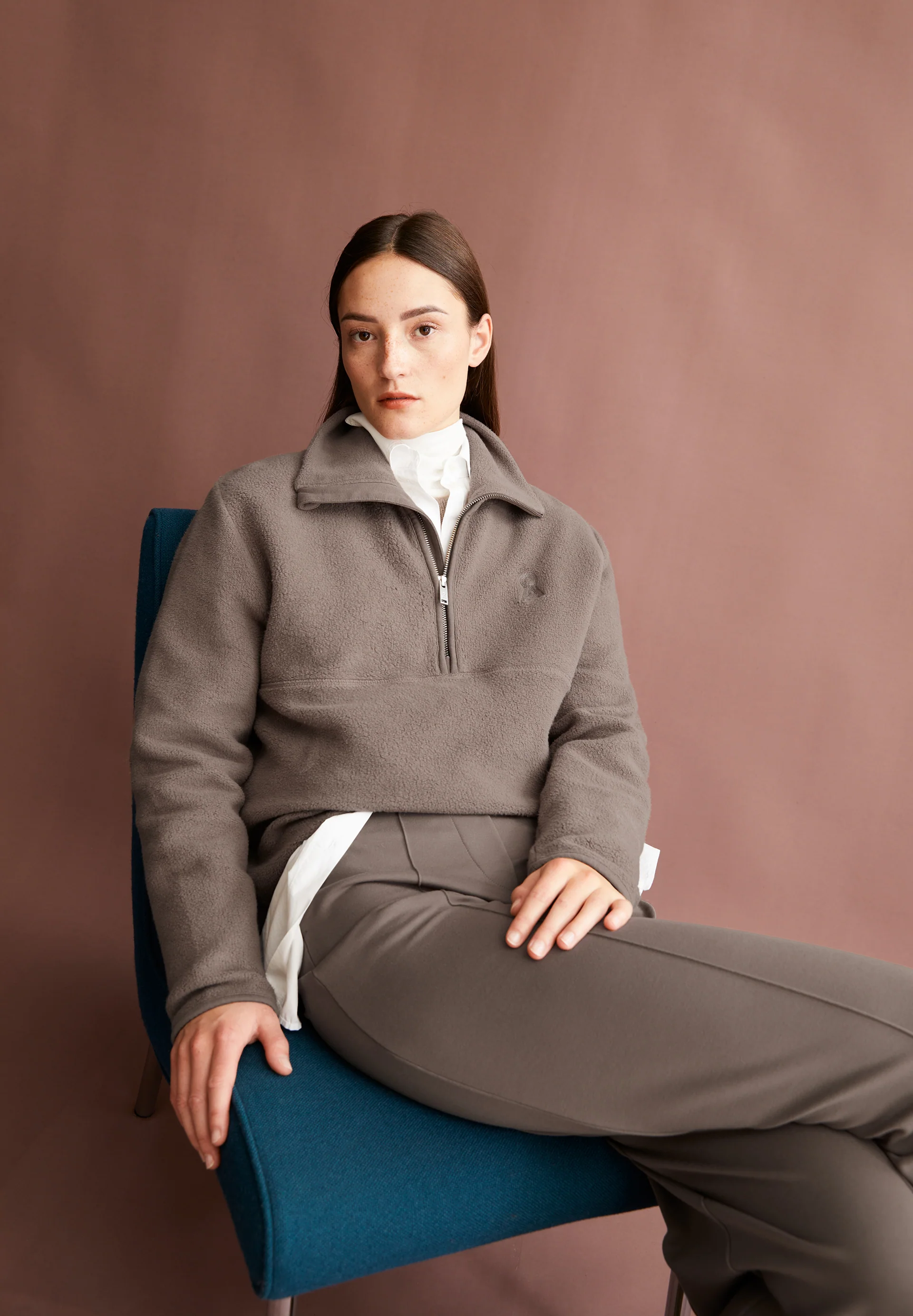 HAARLEENAA COTTON FLEECE Fleece-Sweatshirt made of Organic Cotton