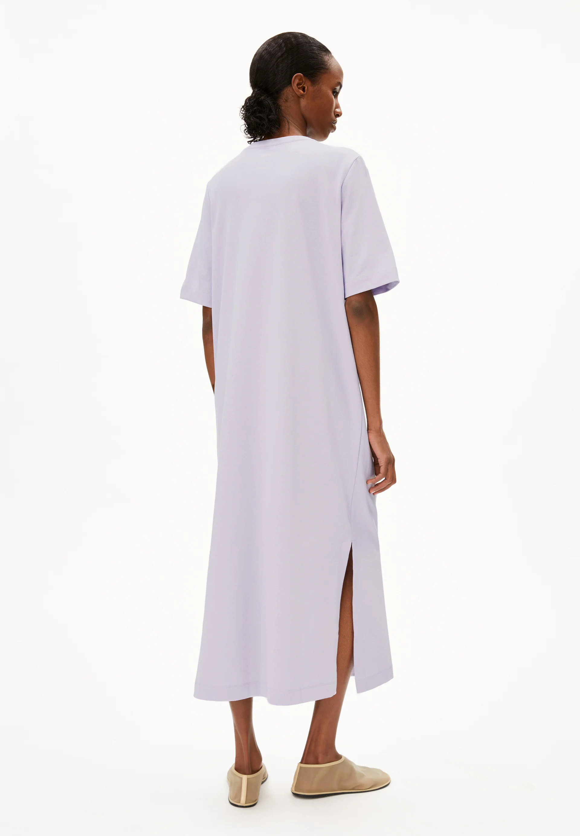 XELINAA JERSEY MIDI DRESS Heavyweight Jersey Dress made of recycled Cotton Mix
