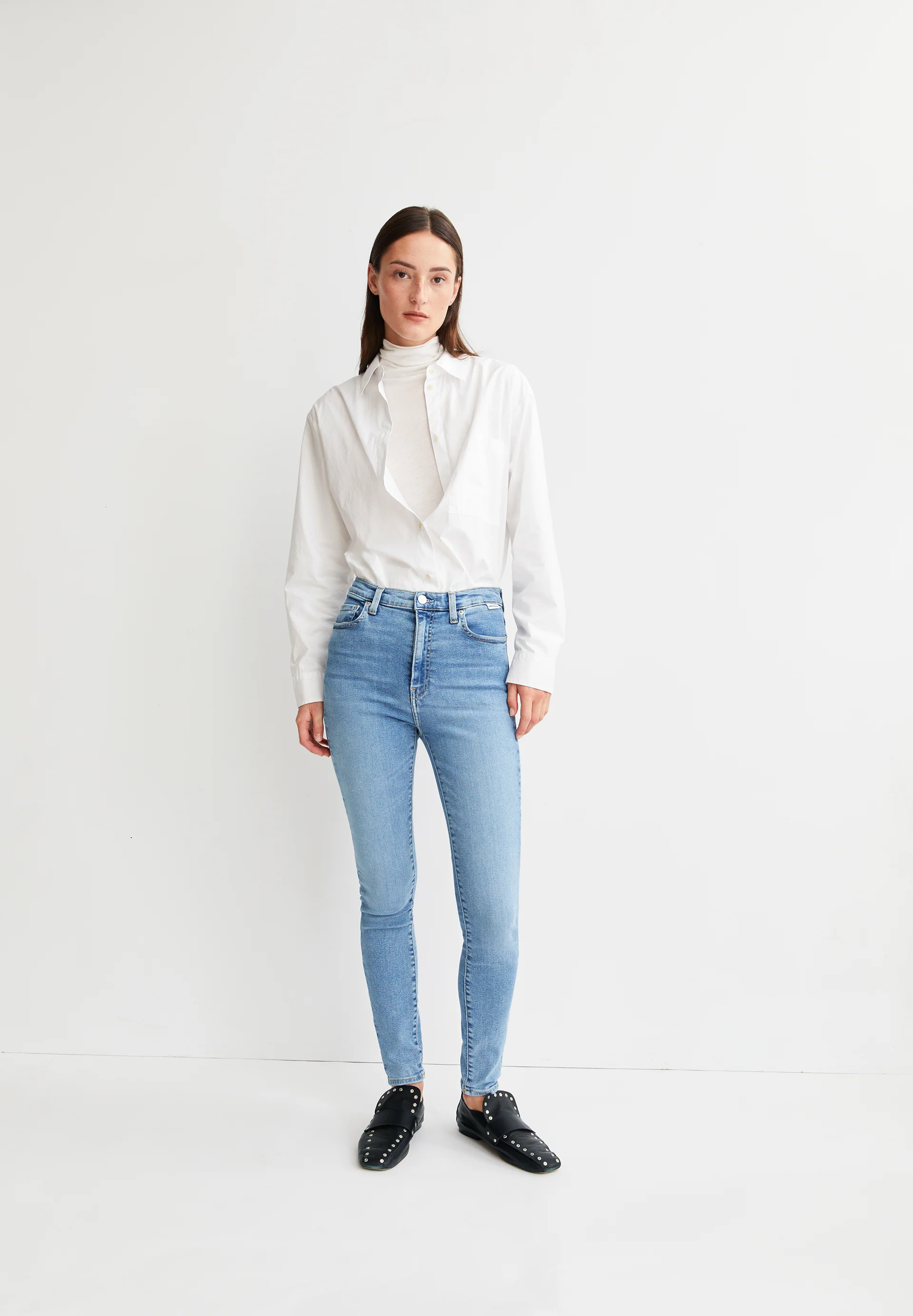INGAA Skinny Jeans High Waist Organic Cotton Mix X-Stretch