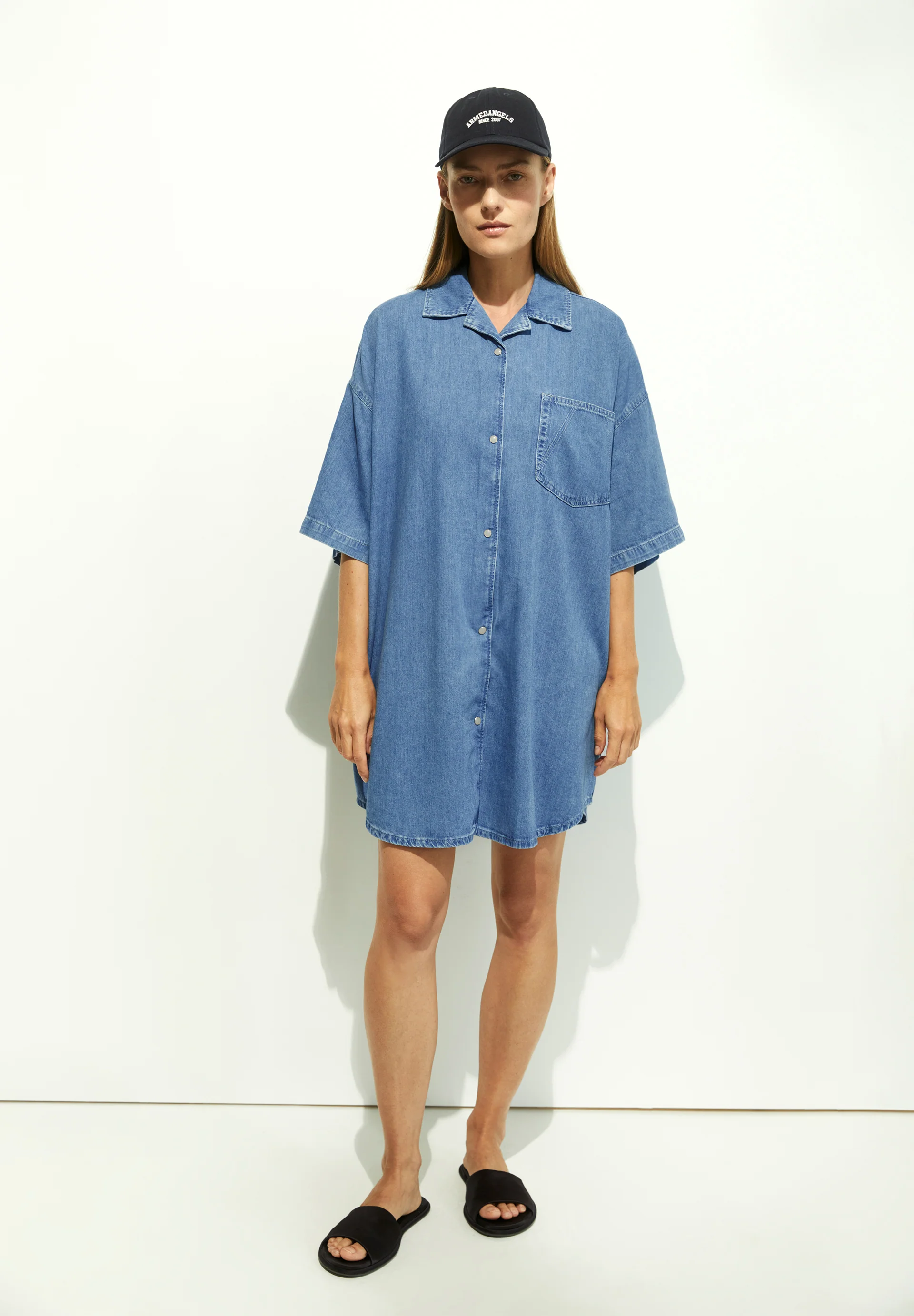 TAMIKAA Denim Dress made of Organic Cotton Mix
