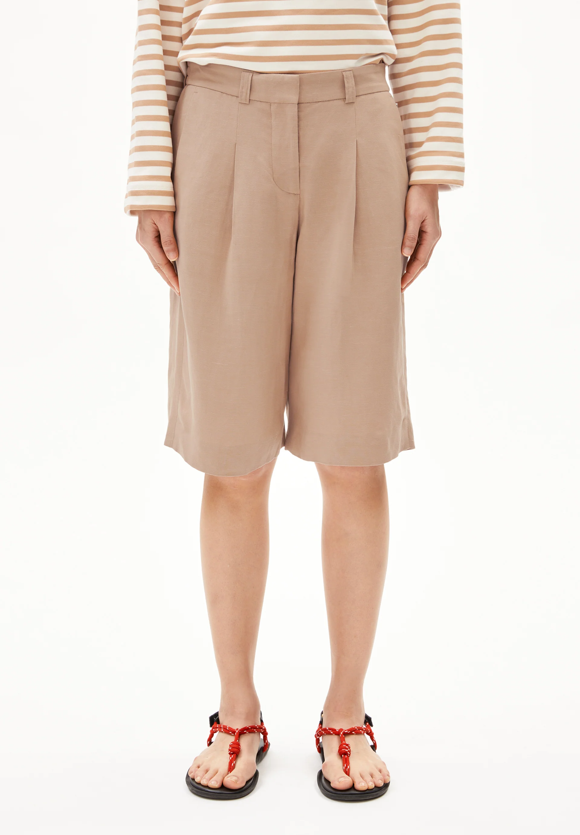 NAMAAL LINO Shorts made of Linen Mix
