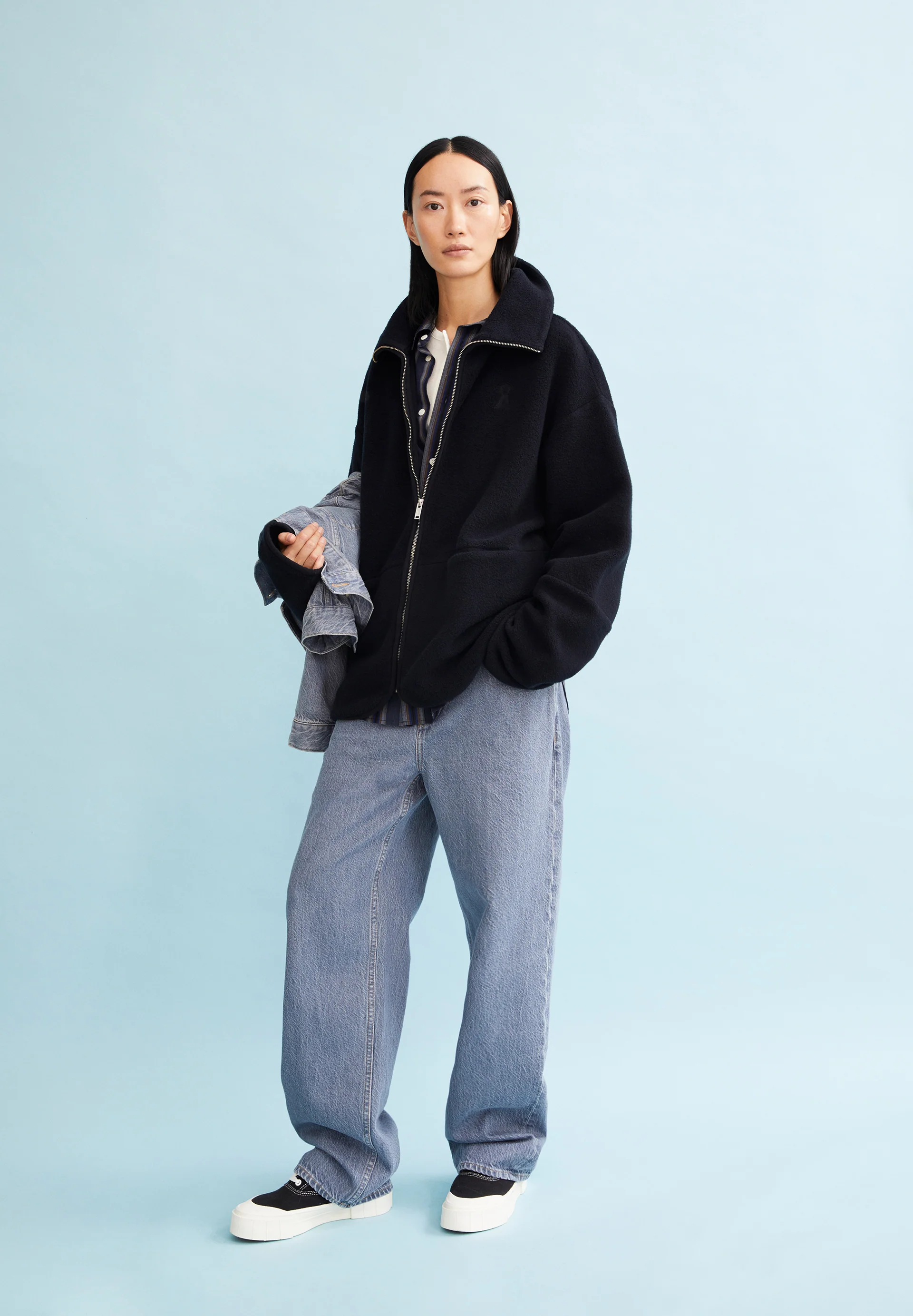 ANAAWIL Fleece Jacket made of Organic Cotton