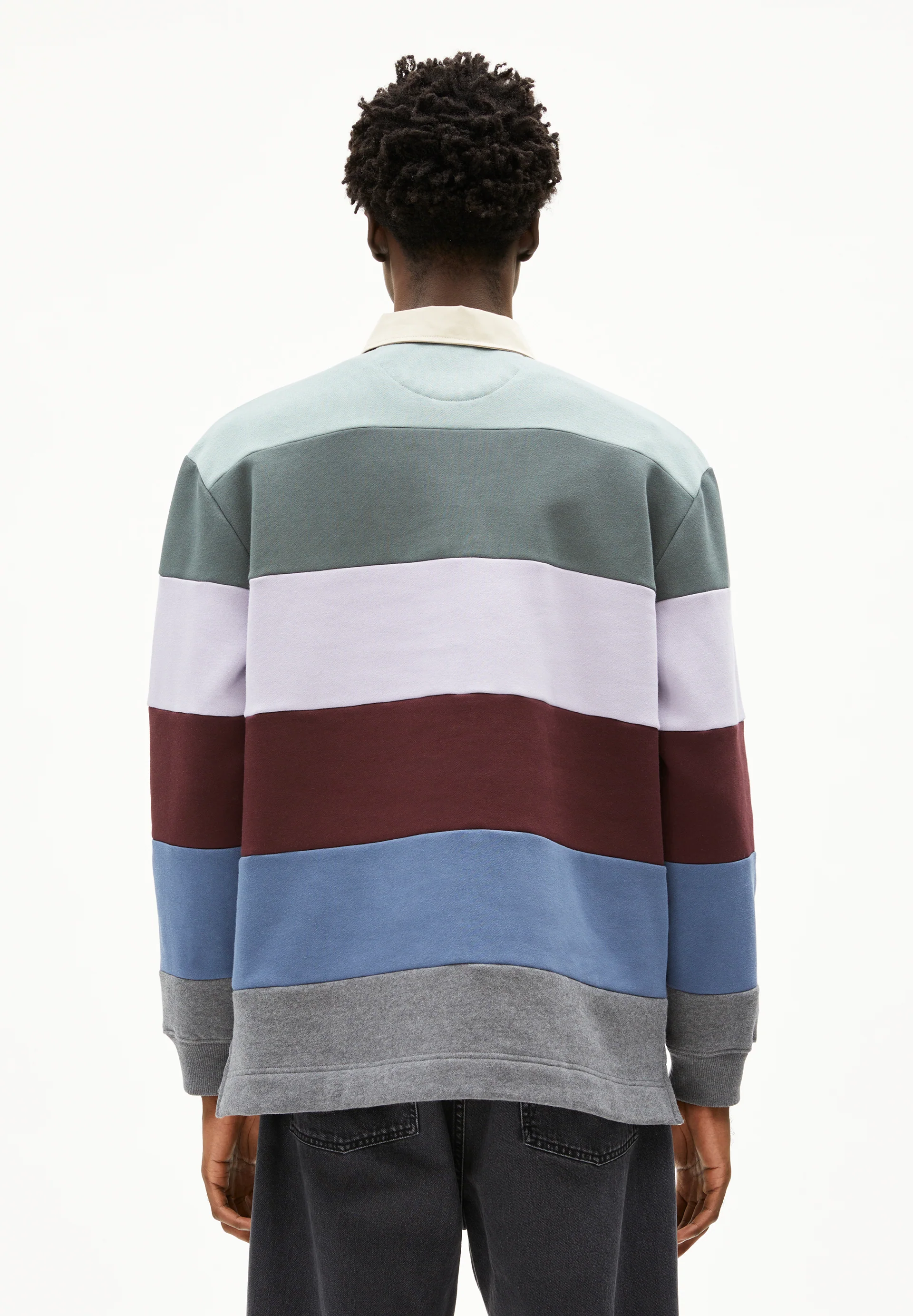 AADRU LS RUGBY FLEECE Sweatshirts made from organic cotton
