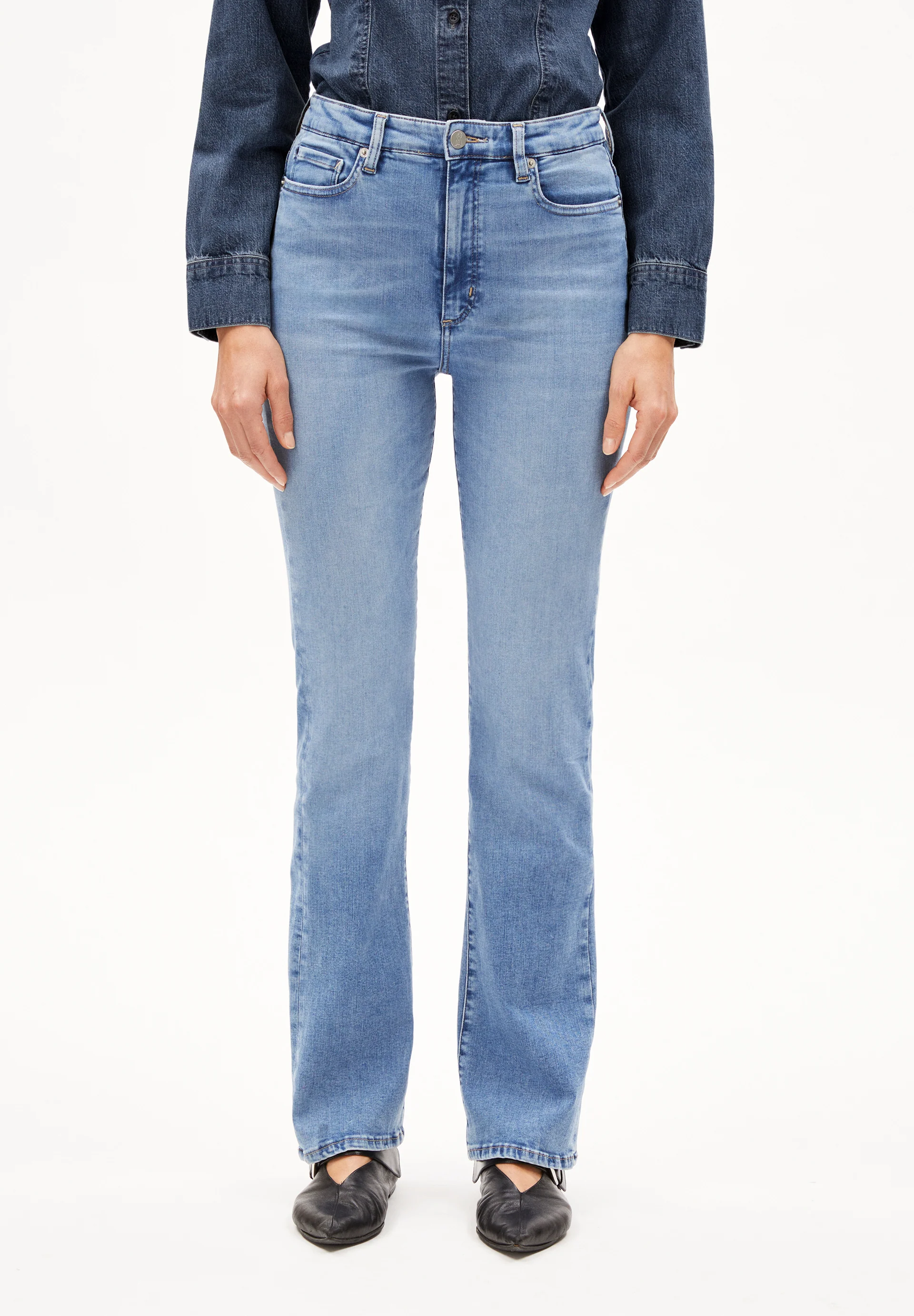 LINNAA Bootcut Jeans organic cotton mix X-Stretch