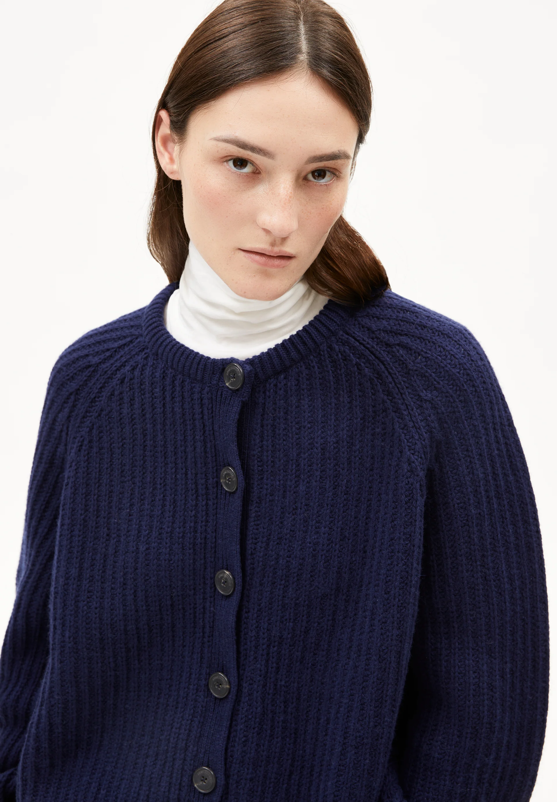 SELMAA Cardigan made of Organic Wool Mix