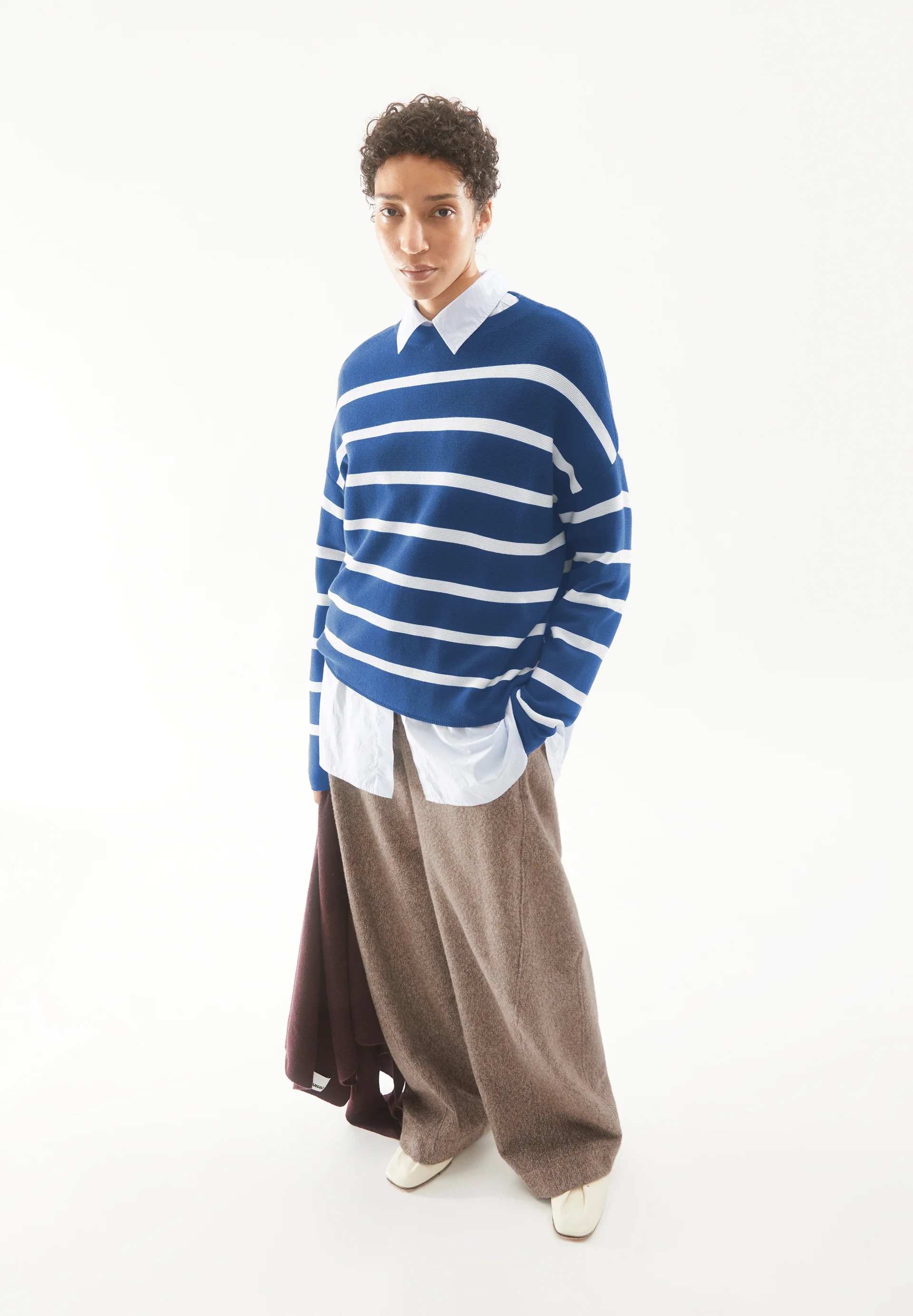 MERINAA STRIPES Pullover from organic cotton