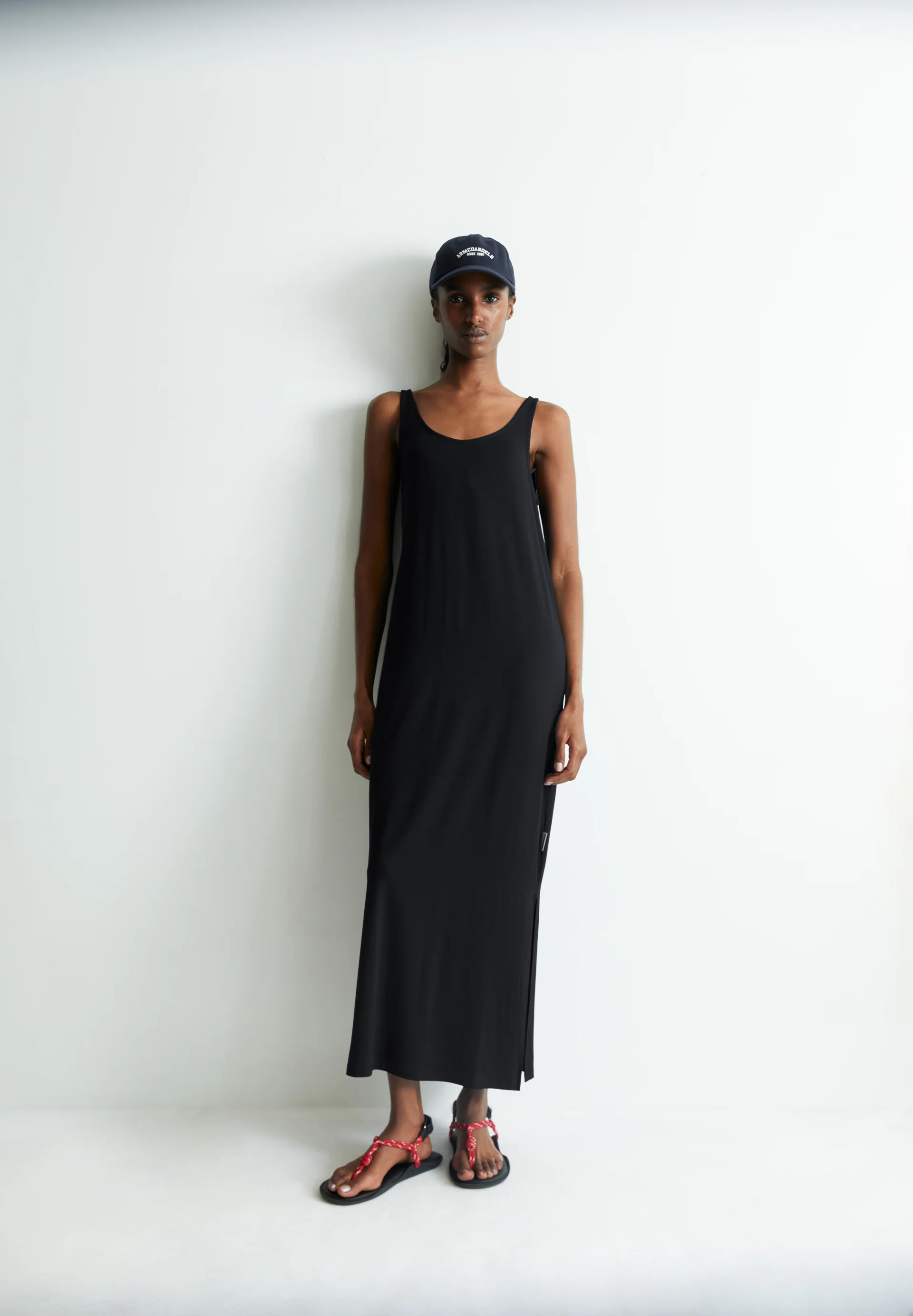 MAELIAA SOLID Jersey Dress made of LENZING™ ECOVERO™ Viscose Mix