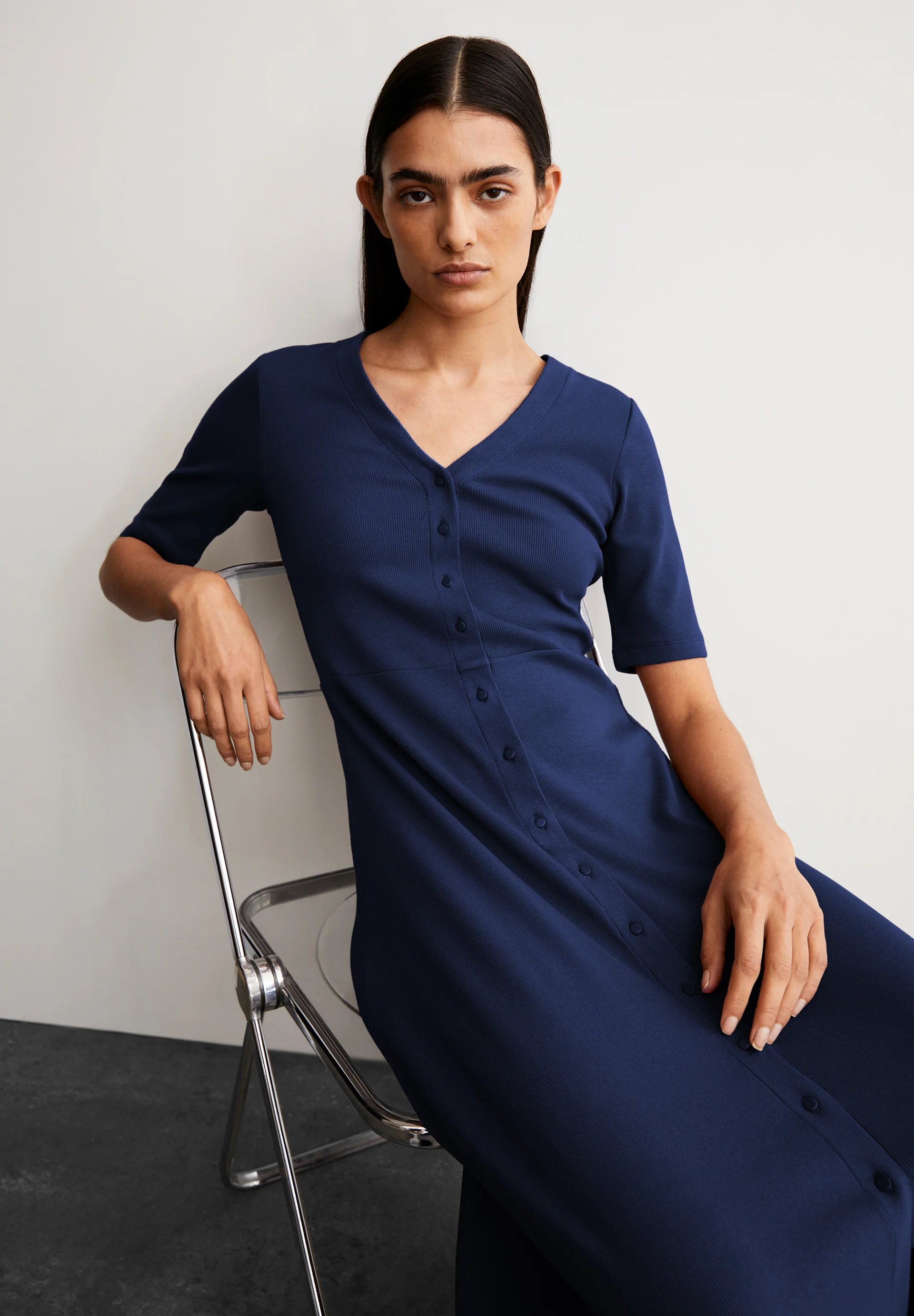 ALURAA Jersey dress from organic cotton mix