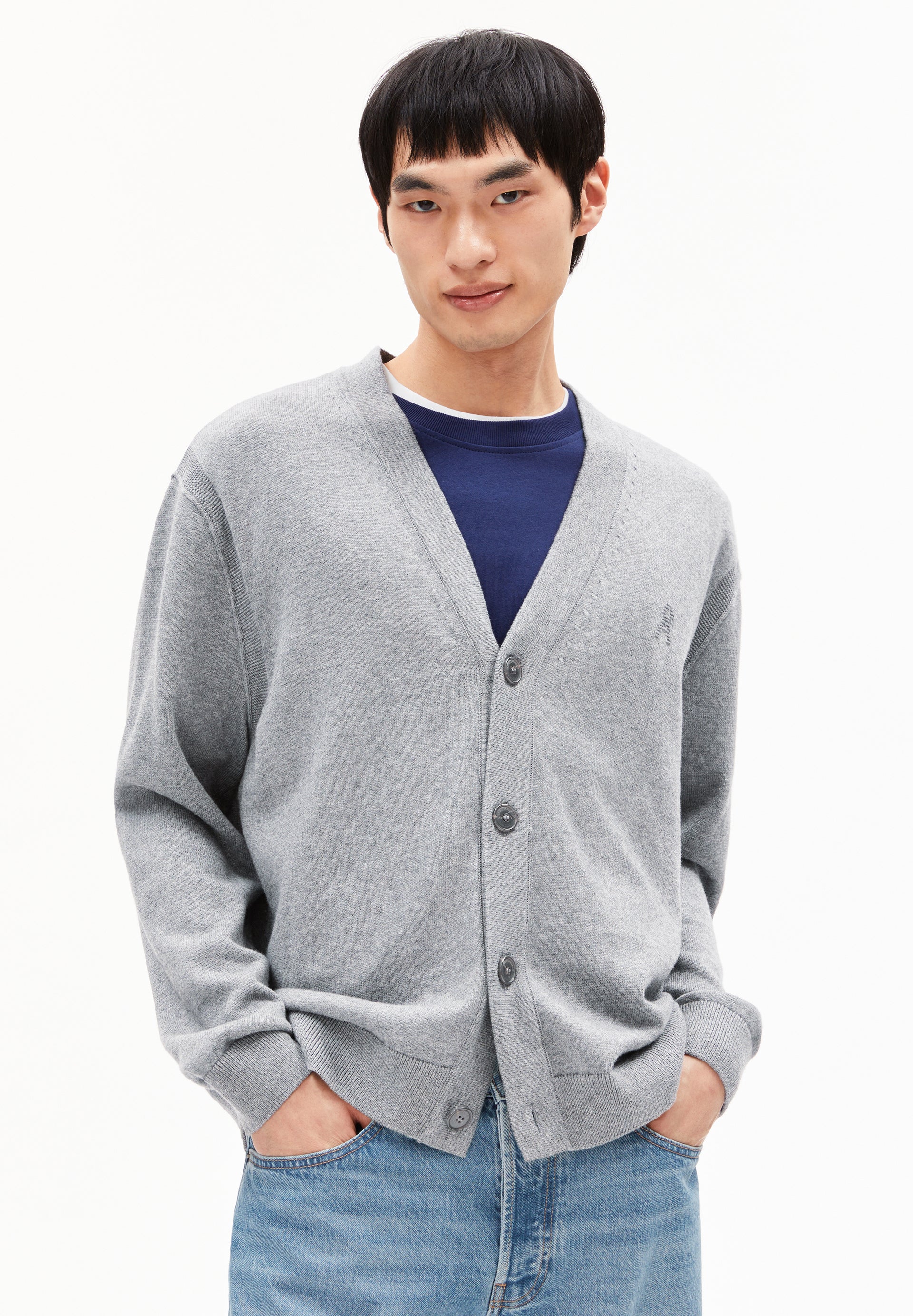 AANATOL Cardigan made of Organic Wool Mix
