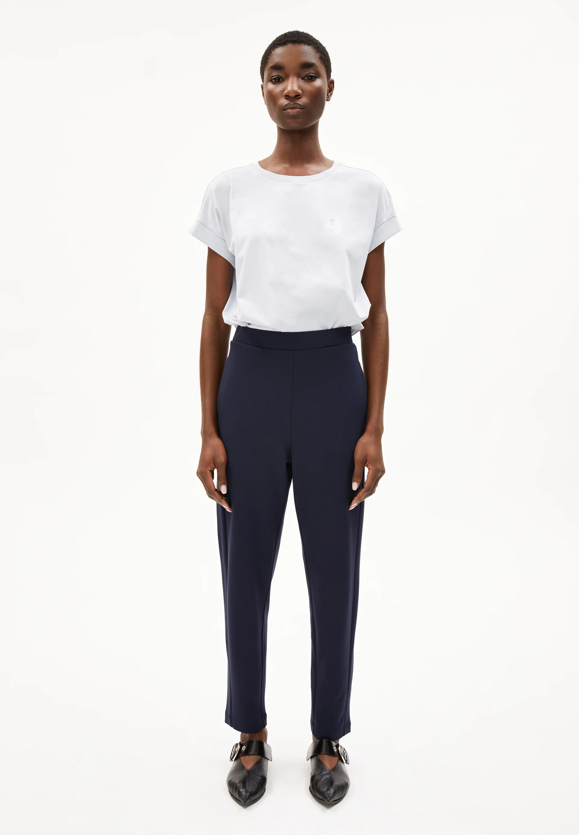 MAGDAALENA Jersey Pants made of LENZING™ ECOVERO™ Viscose Mix