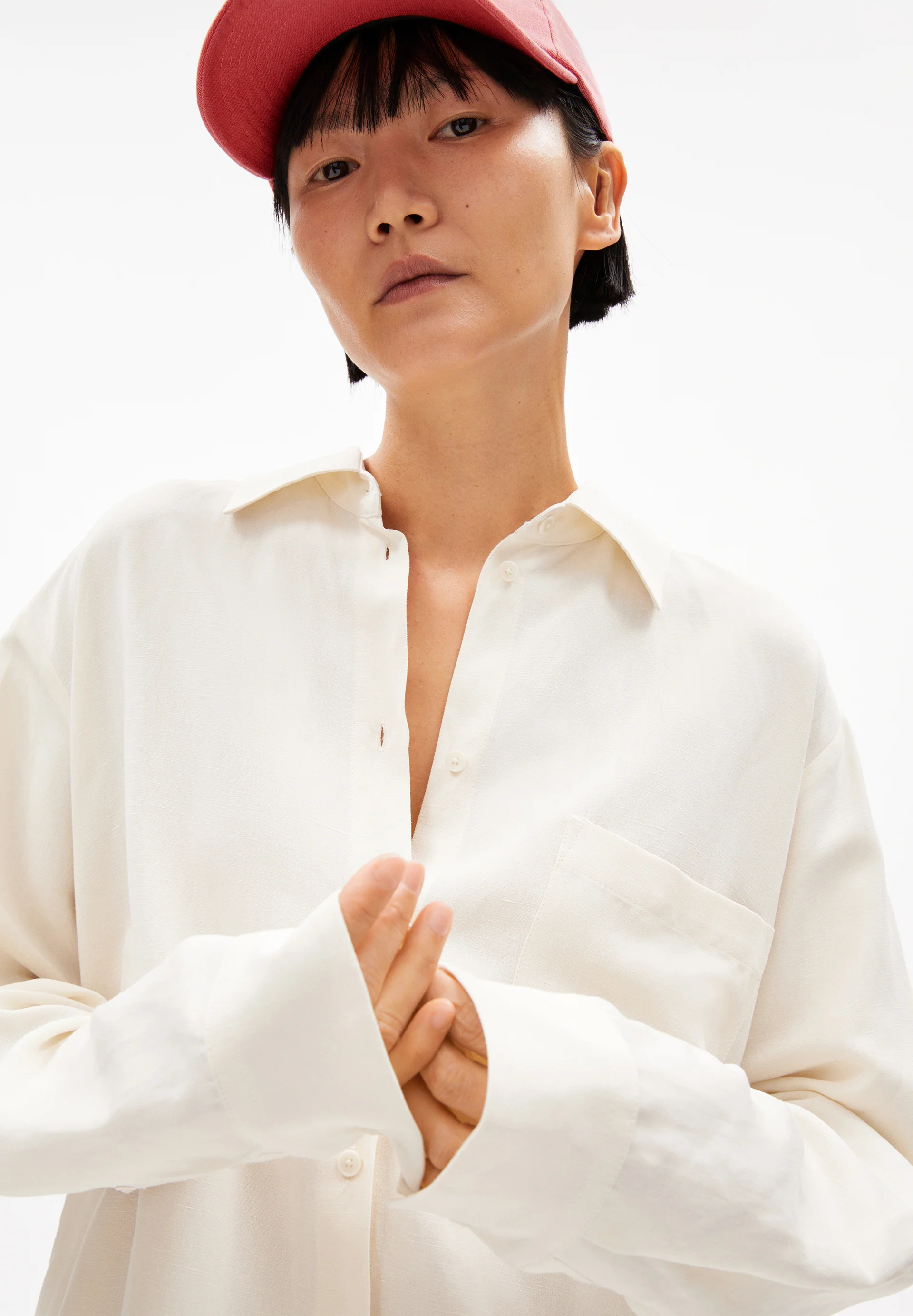 MAALGAA LINO Blouse made of Linen-Mix