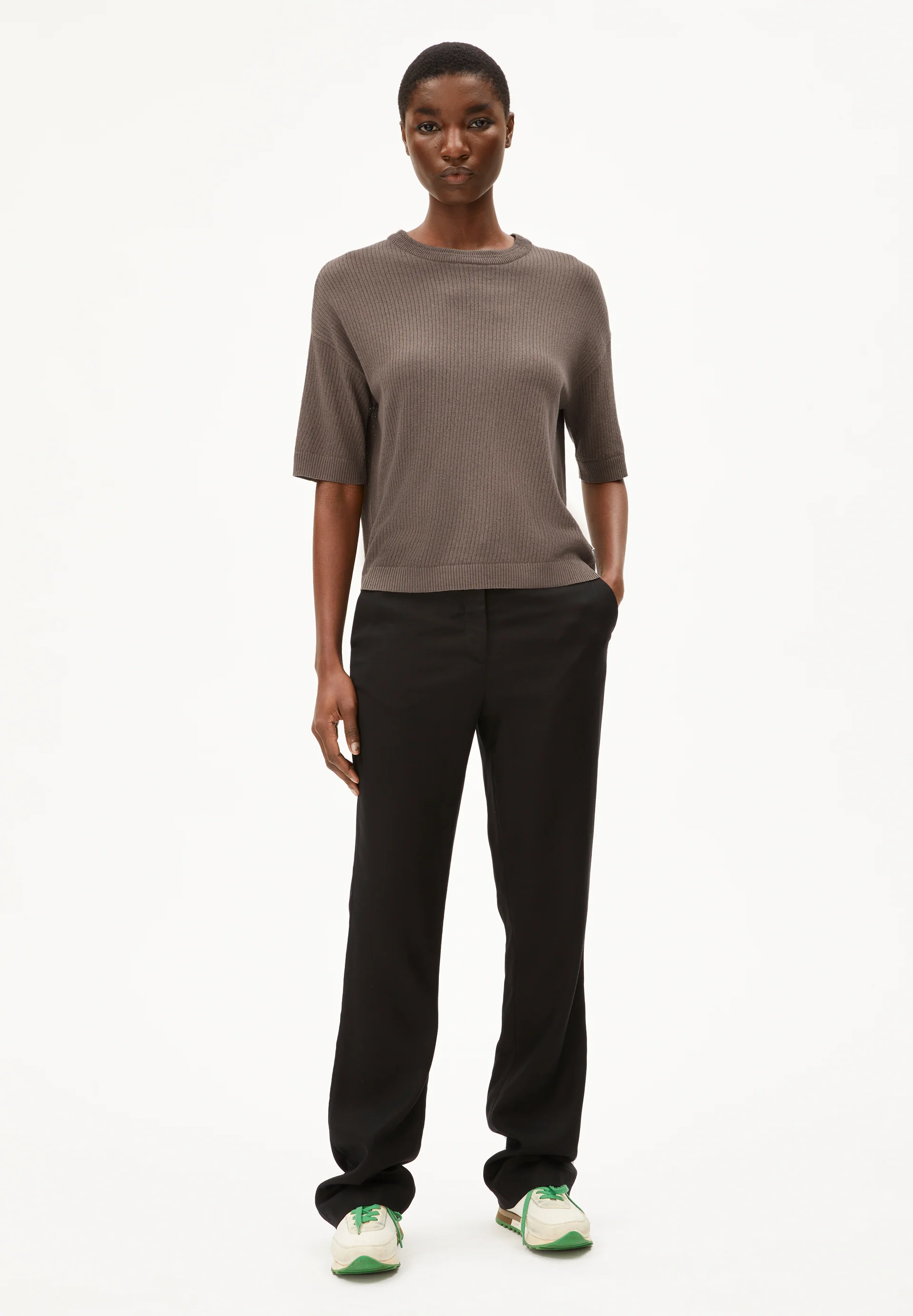 LIZAA LINO Knit Shirt made of Linen-Mix