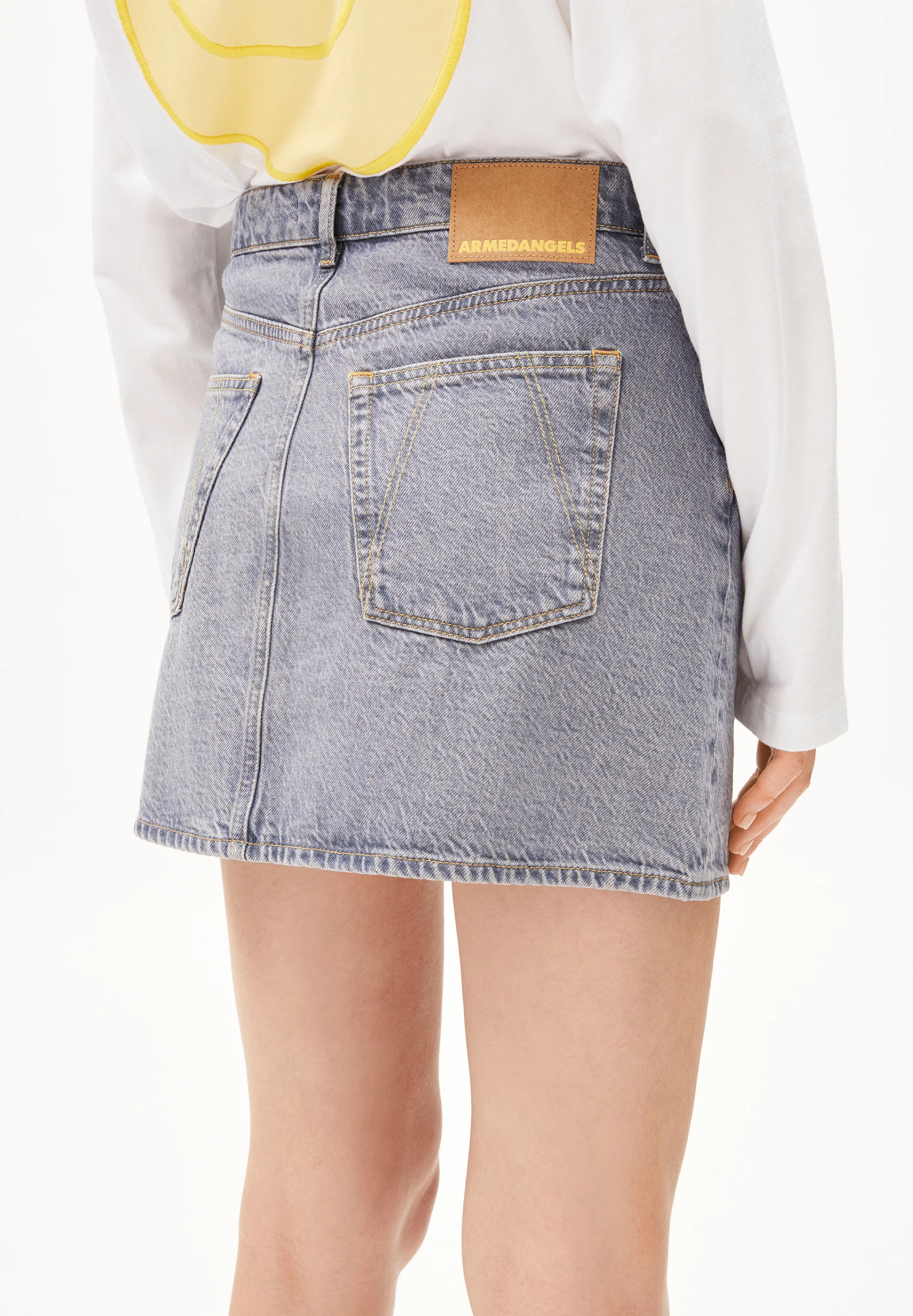AACUMERI Denim Skirt made of Organic Cotton Mix
