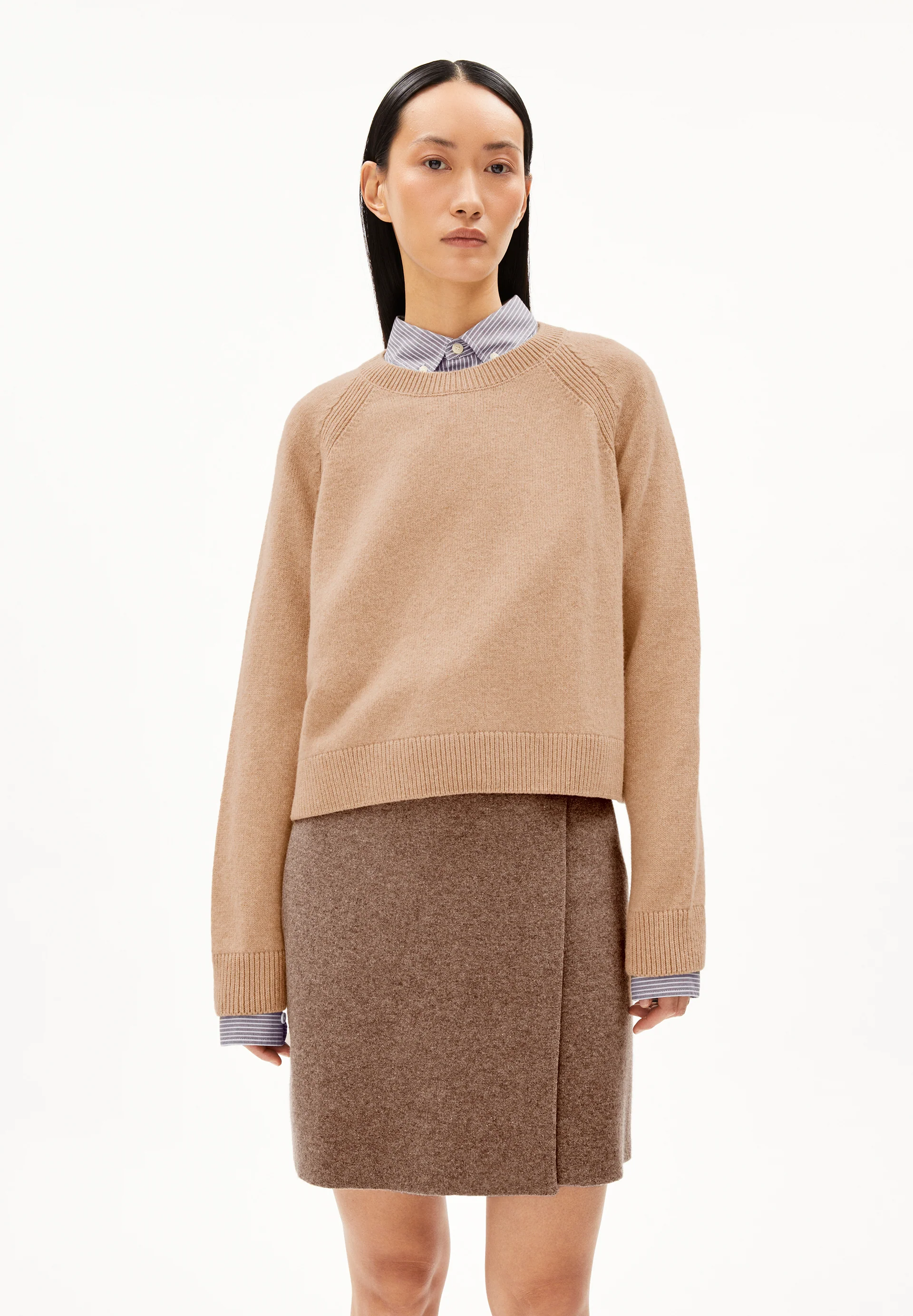 DILIRIAA REGLANA Sweater made of recycled Organic Wool Mix