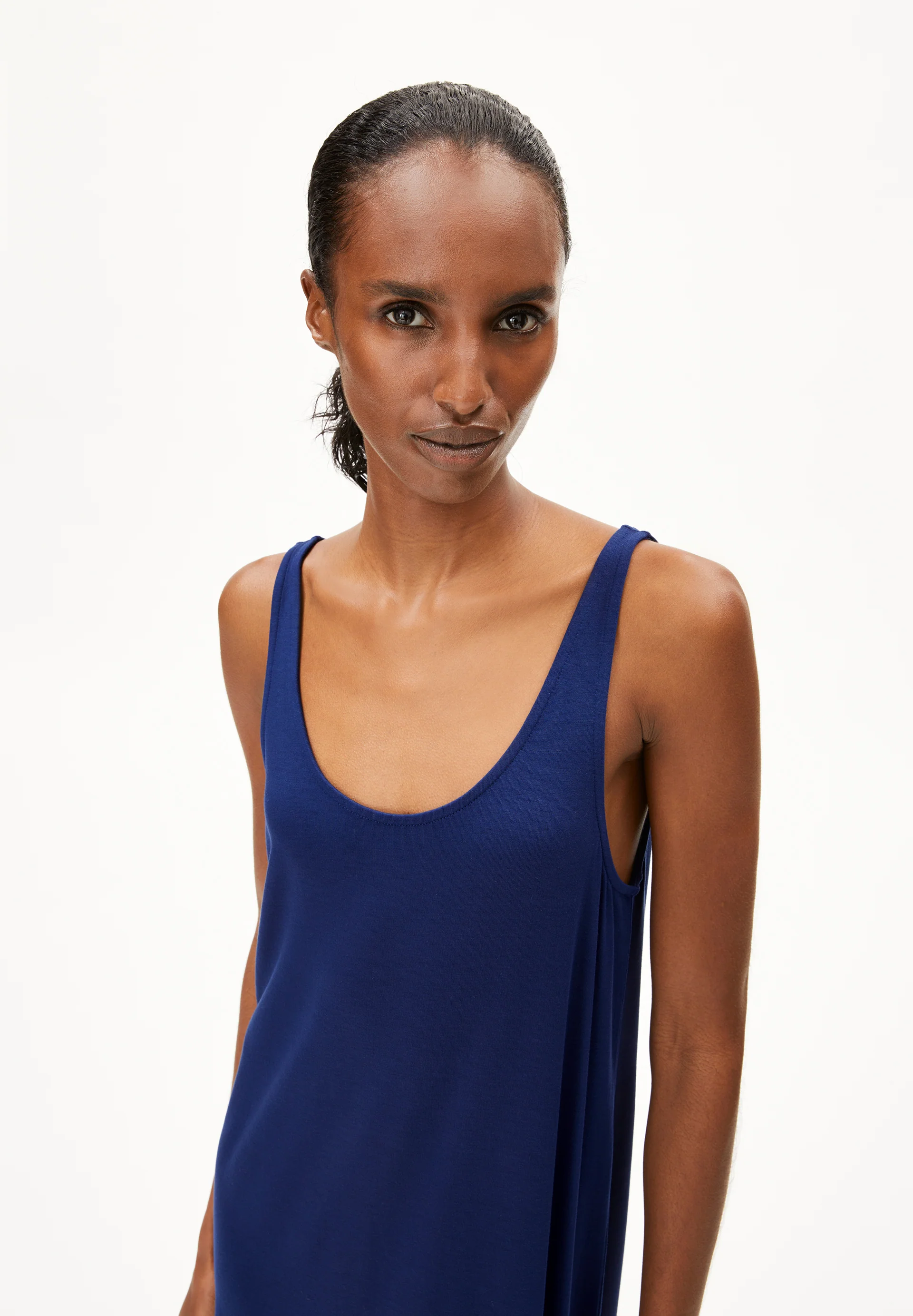 MAELIAA SOLID Jersey Dress made of LENZING™ ECOVERO™ Viscose Mix