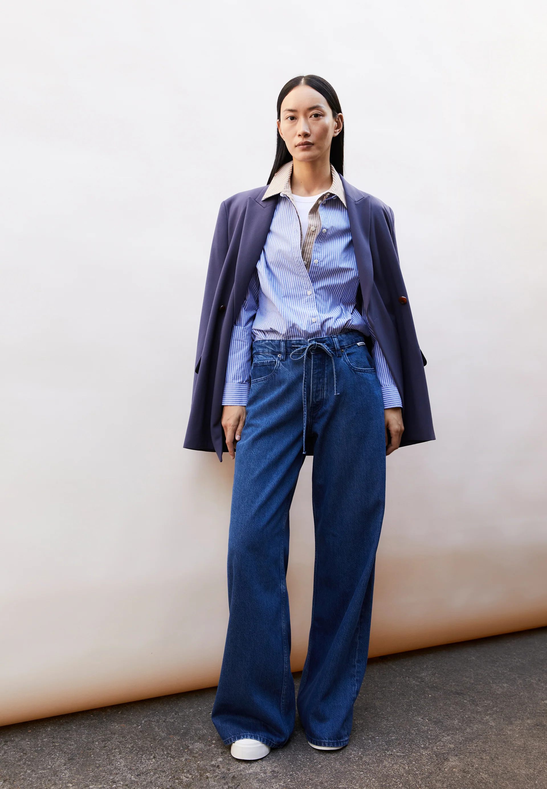 ASTRAEAAS WIDE JEAN Wide Jeans Organic Cotton Mix