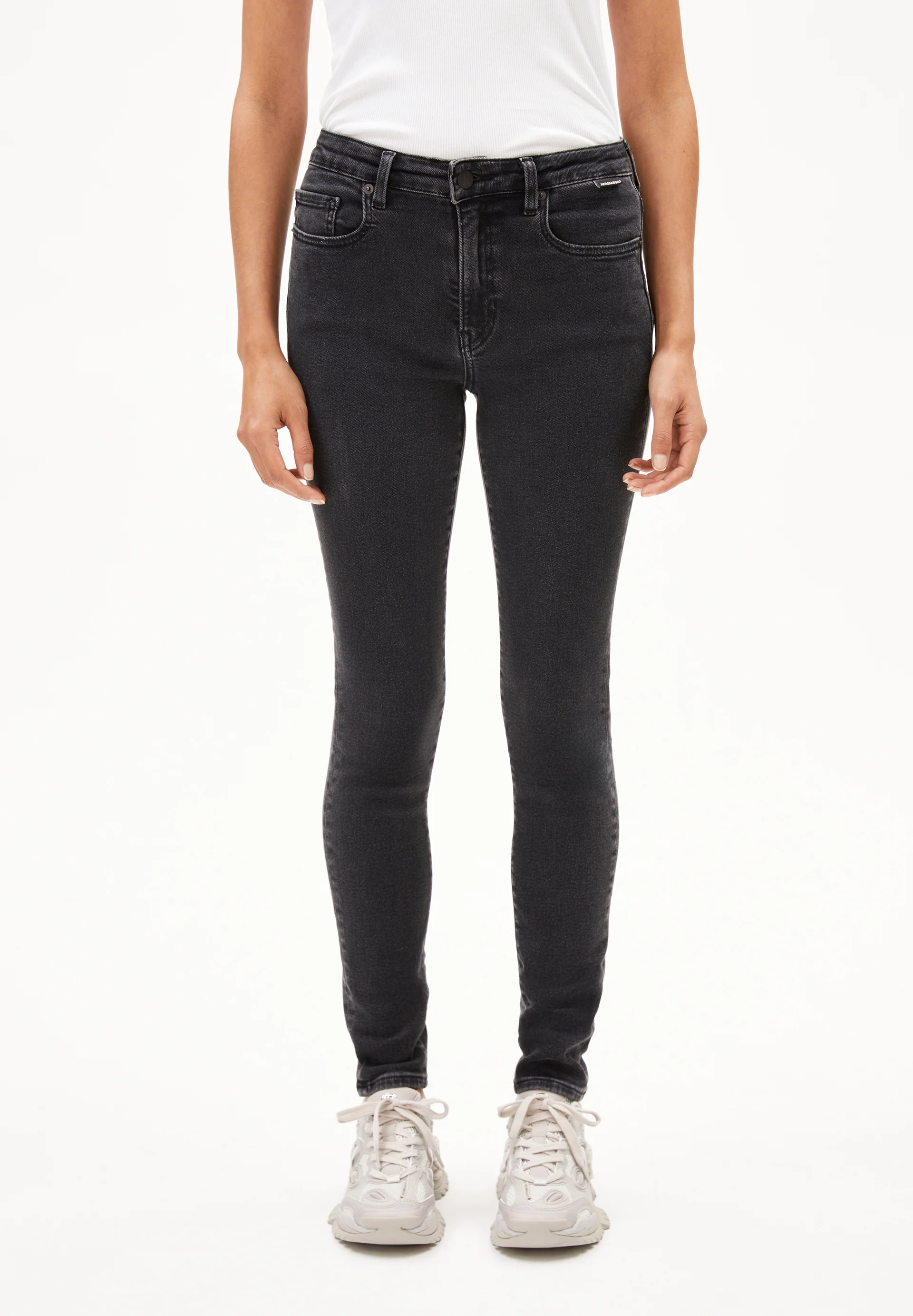 TILLAA Skinny Jeans Mid Waist Organic Cotton Mix X-Stretch