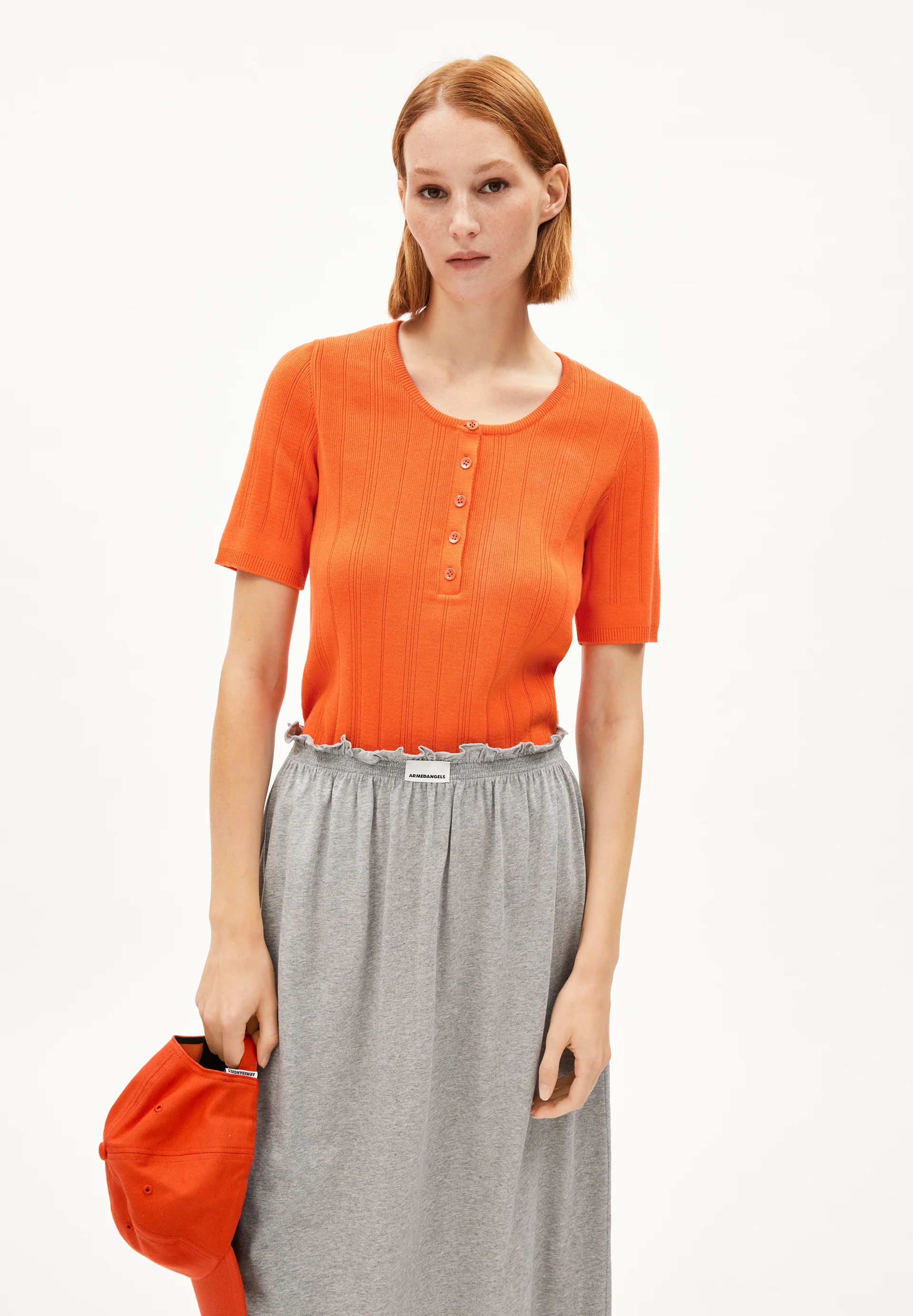 CRISPINAA CREPE Knit Shirt made of Organic Cotton