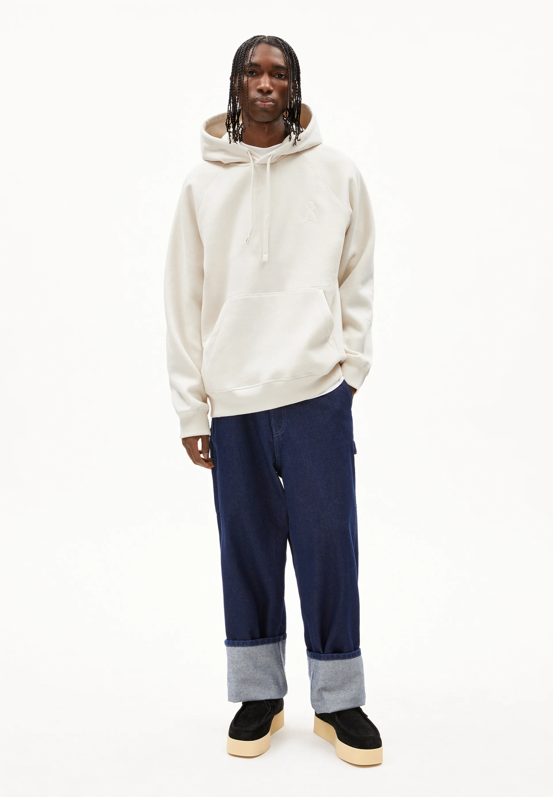 ICONIC Å HAANRI MELANGE Sweathoodie from organic cotton