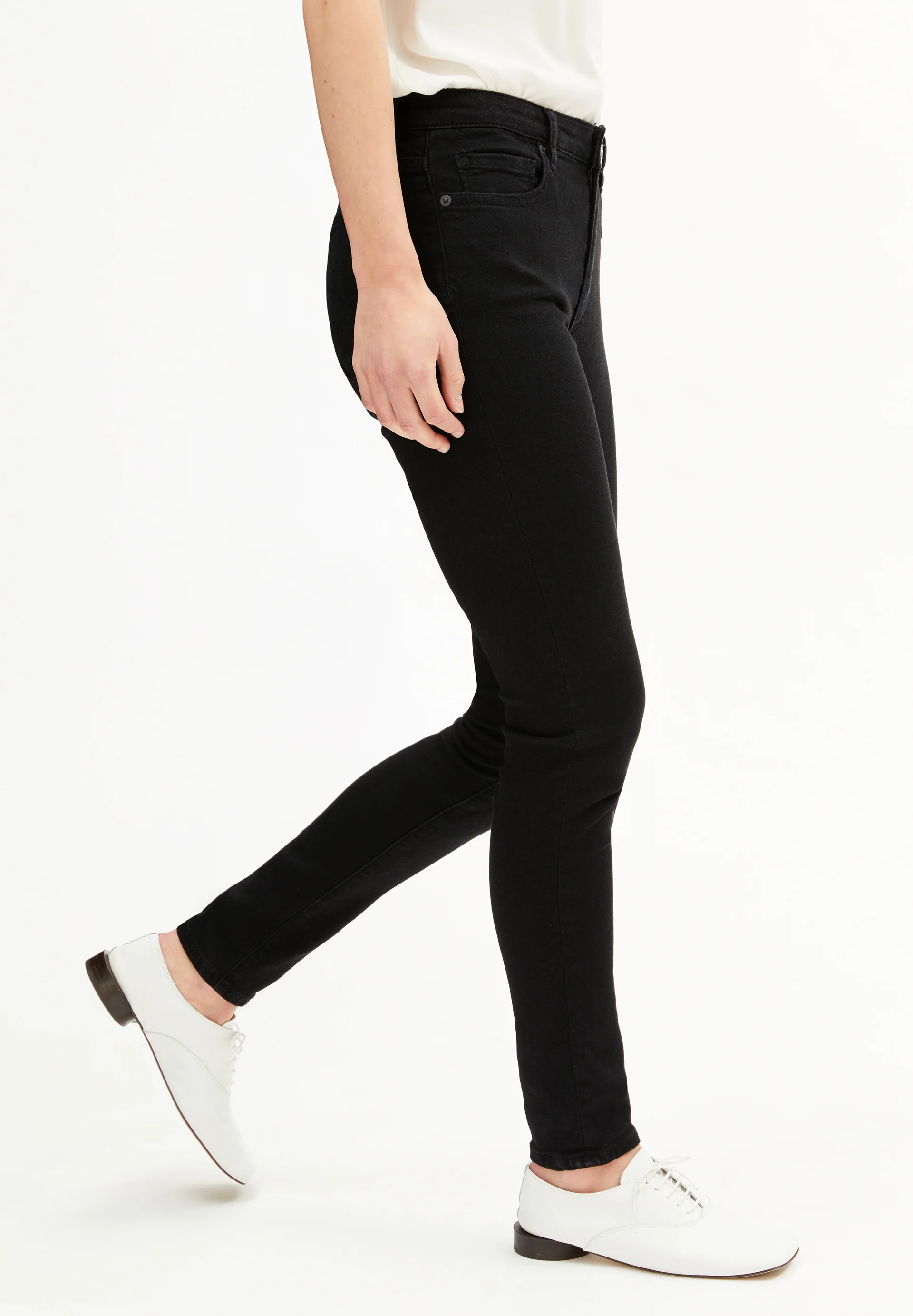 TILLAA Skinny Jeans Mid Waist Organic Cotton Mix X-Stretch