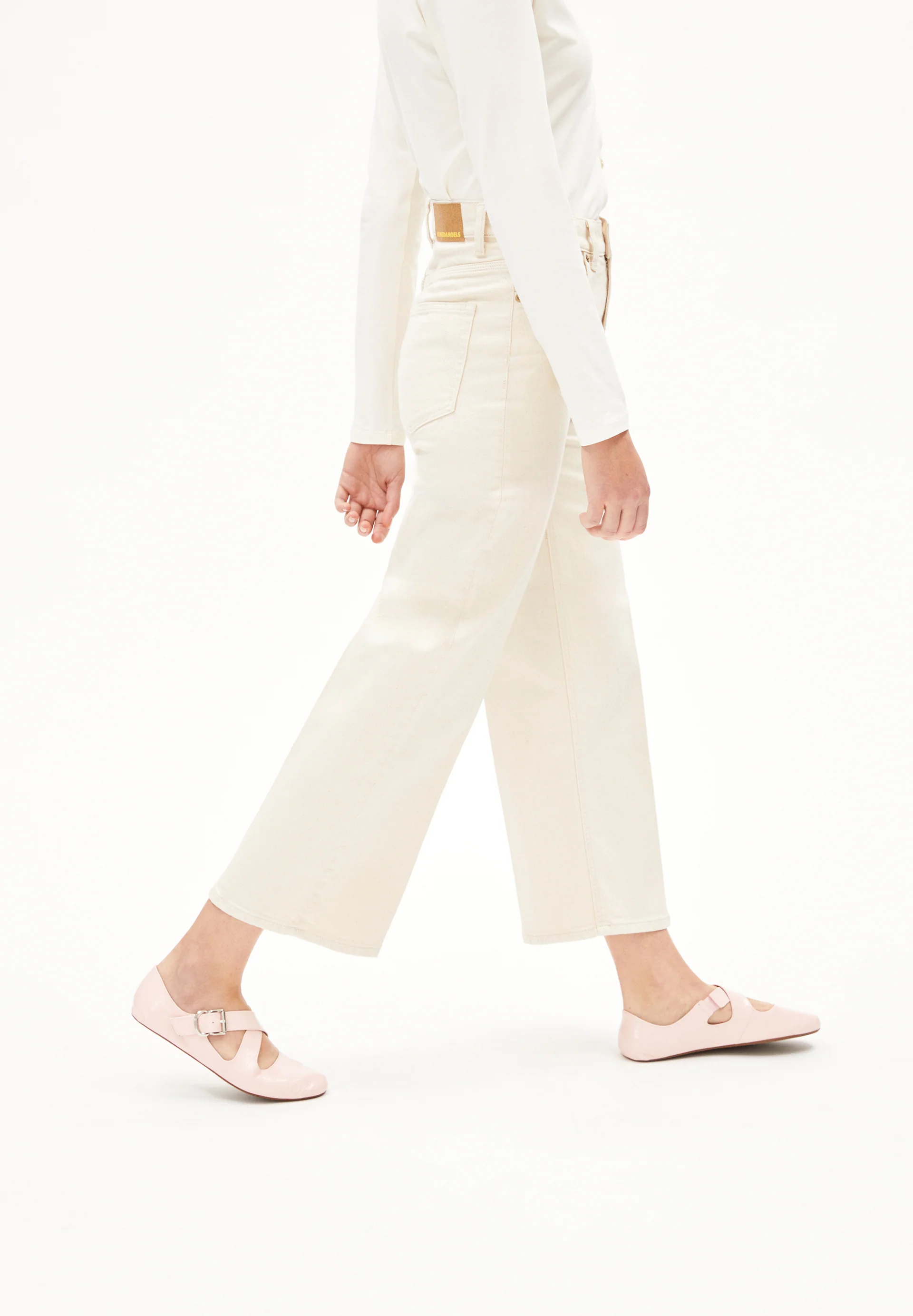 MURLIAA CROPPED Wide Jeans recycled cotton Comfort-Stretch