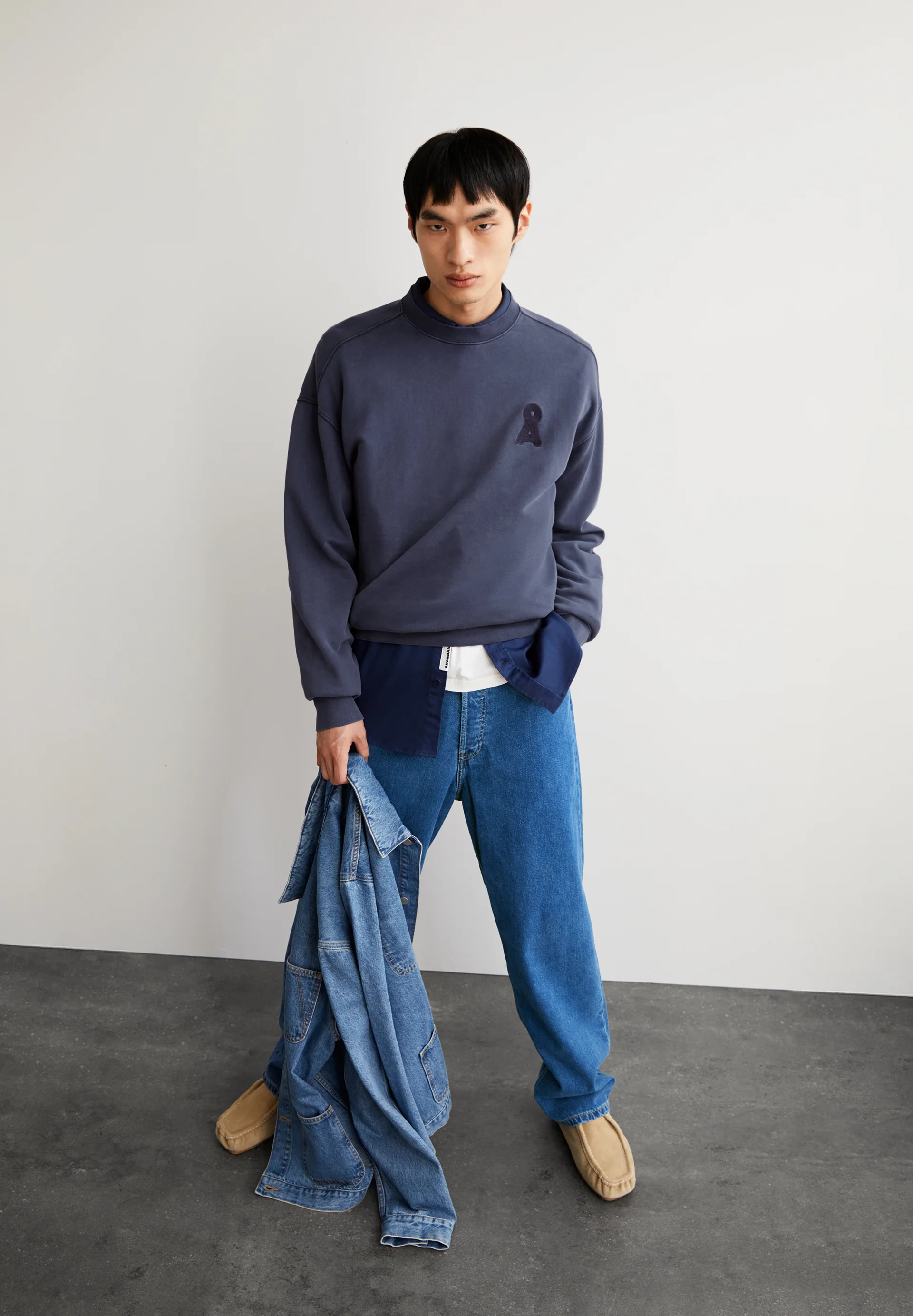 ICONIC Å EMAAL GMT DYE Sweatshirt from organic cotton