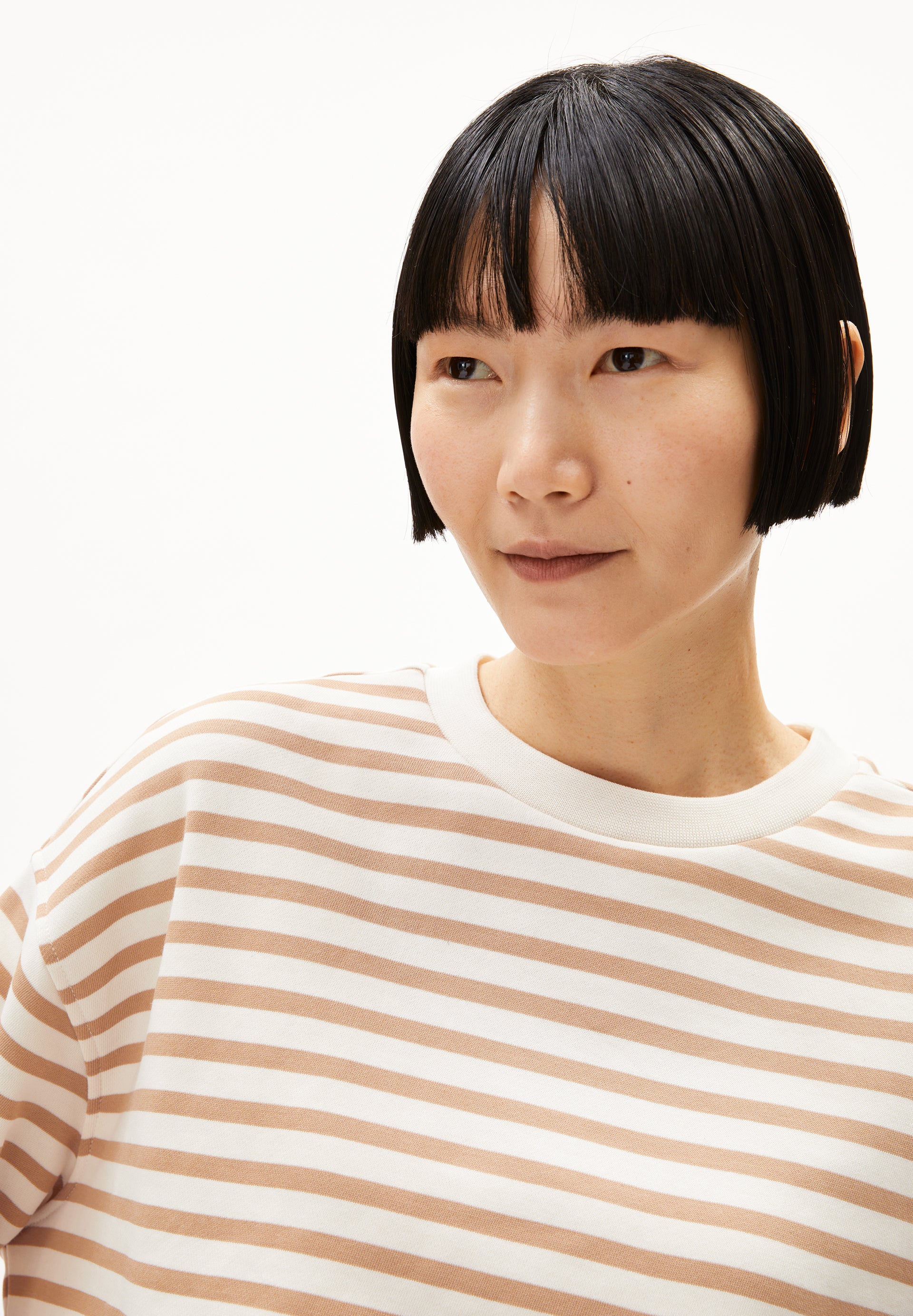 FRANKAA MAARLEN STRIPE Sweatshirt from organic cotton