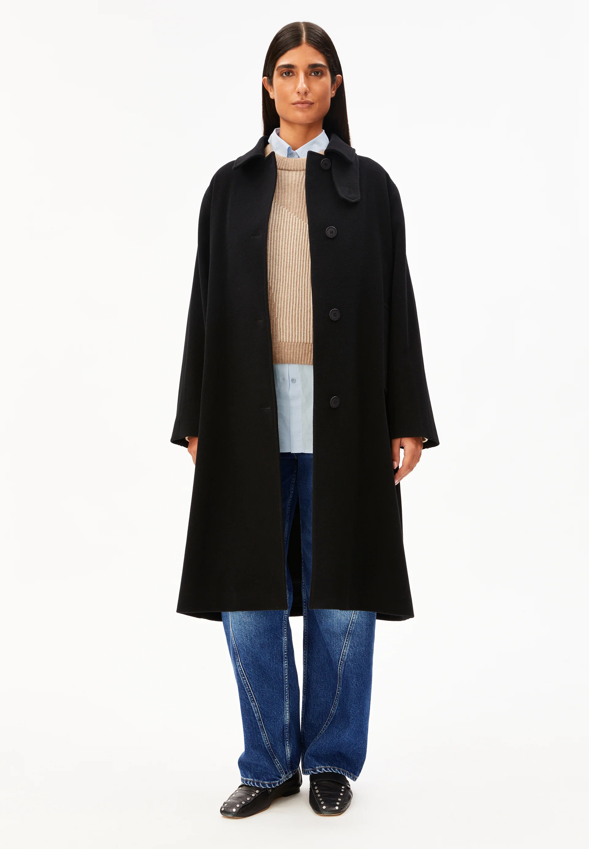 VAANOISE WOOL Coat made of recycled Wool