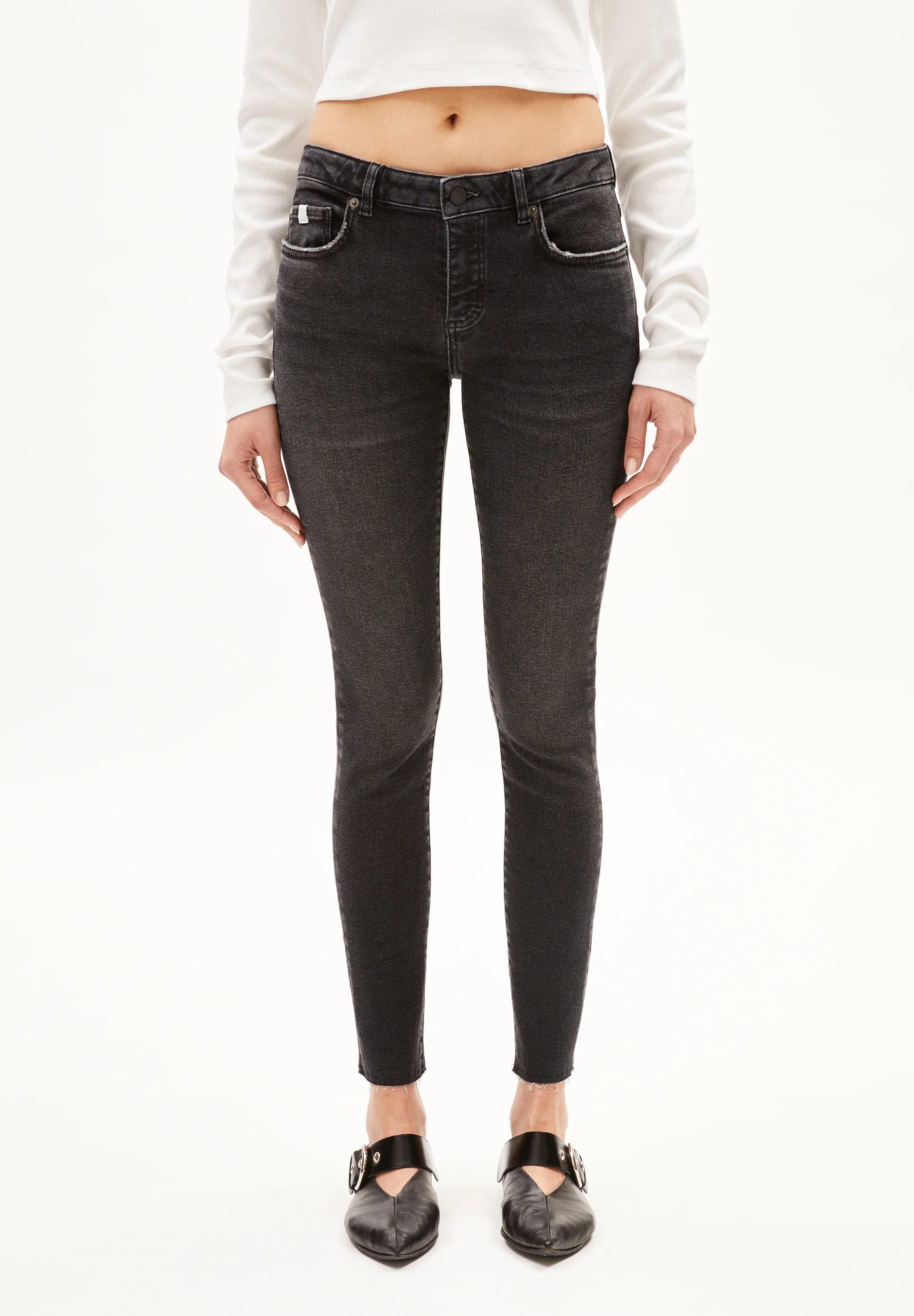 TAYNAA Skinny Jeans Low Waist organic cotton mix X-Stretch