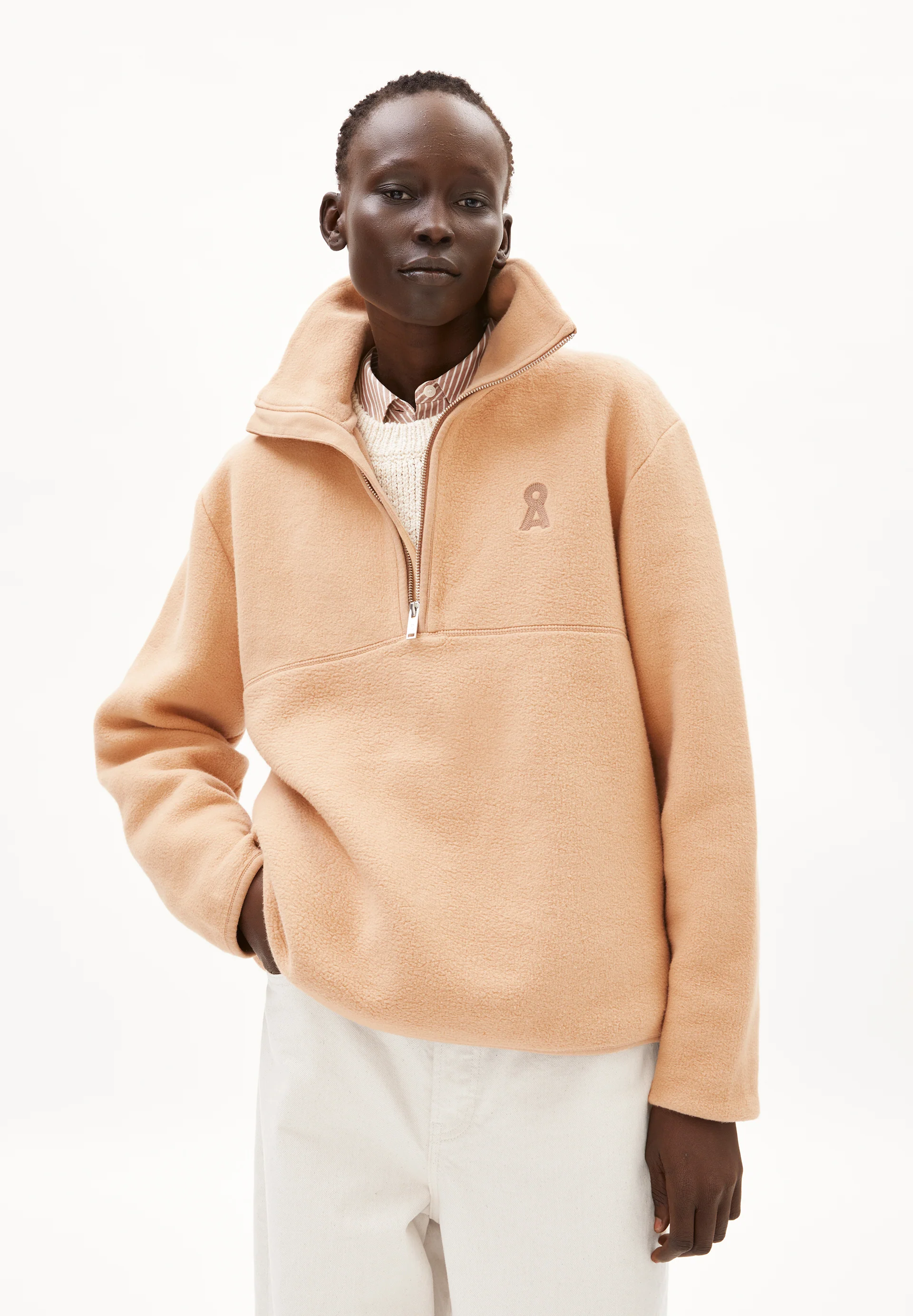 HAARLEENAA COTTON FLEECE Fleece-Sweatshirt made of Organic Cotton