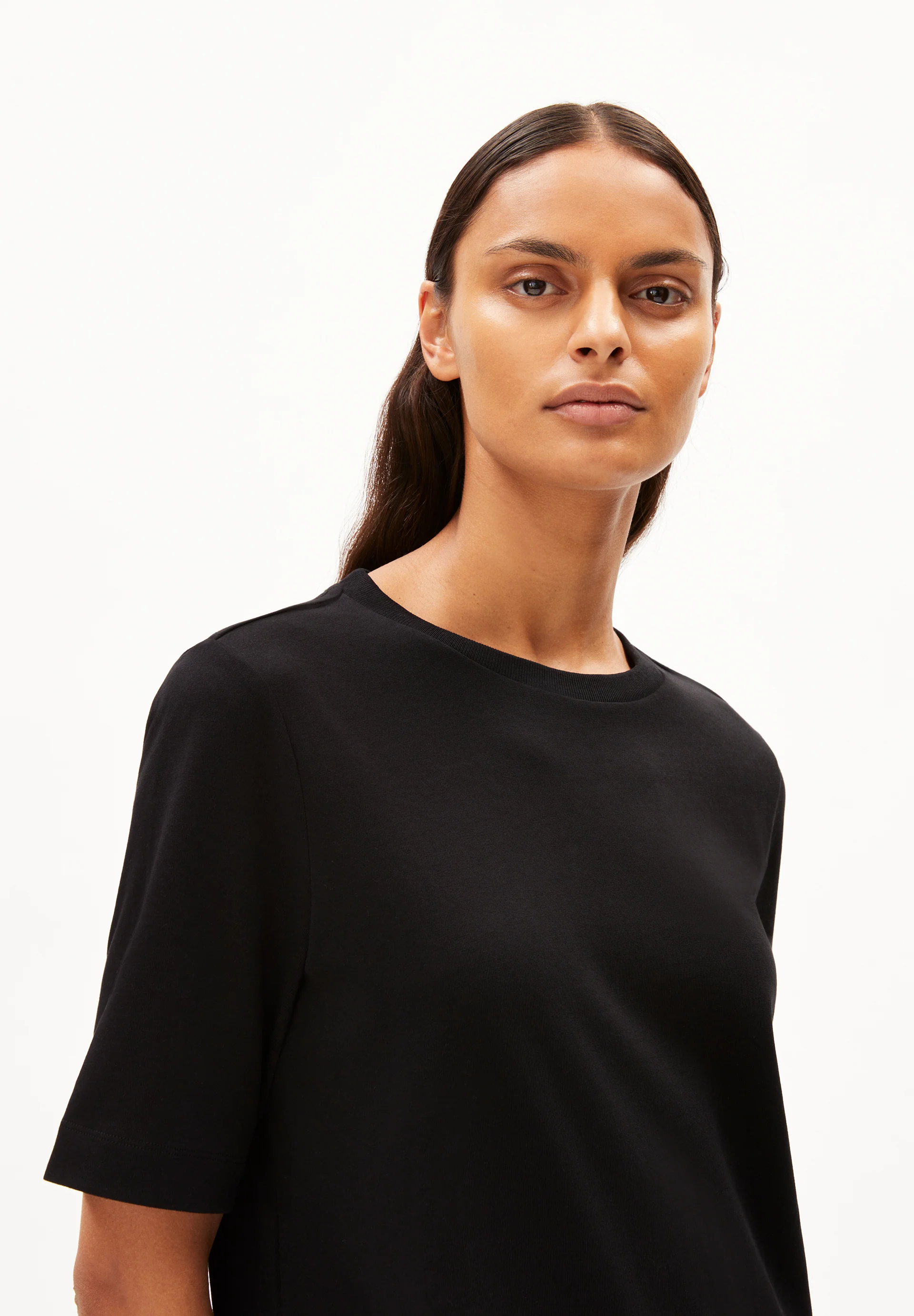 XELINAA JERSEY MIDI DRESS Heavyweight Jersey Dress made of recycled Cotton Mix