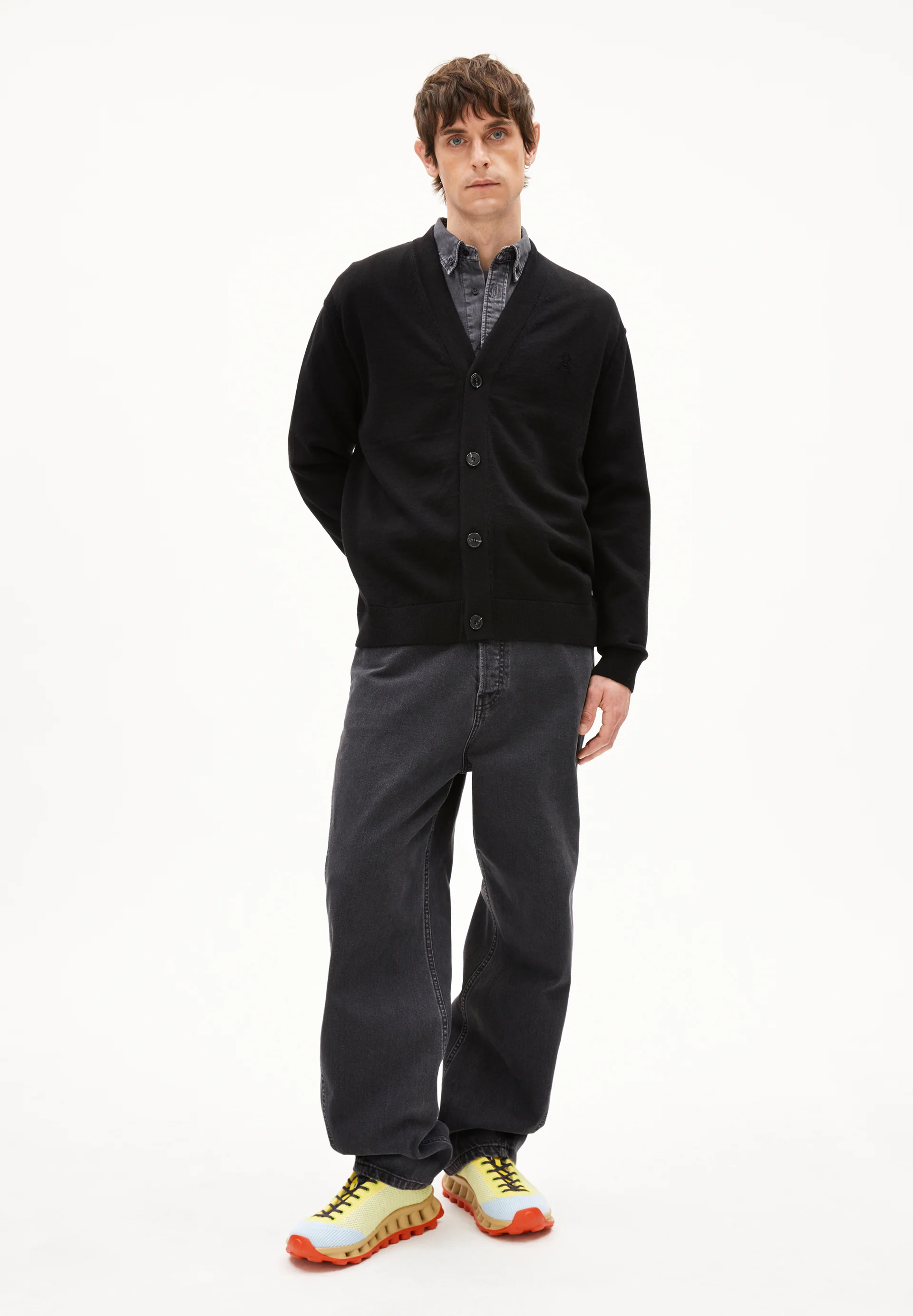 AANATOL Cardigan made of Organic Wool Mix