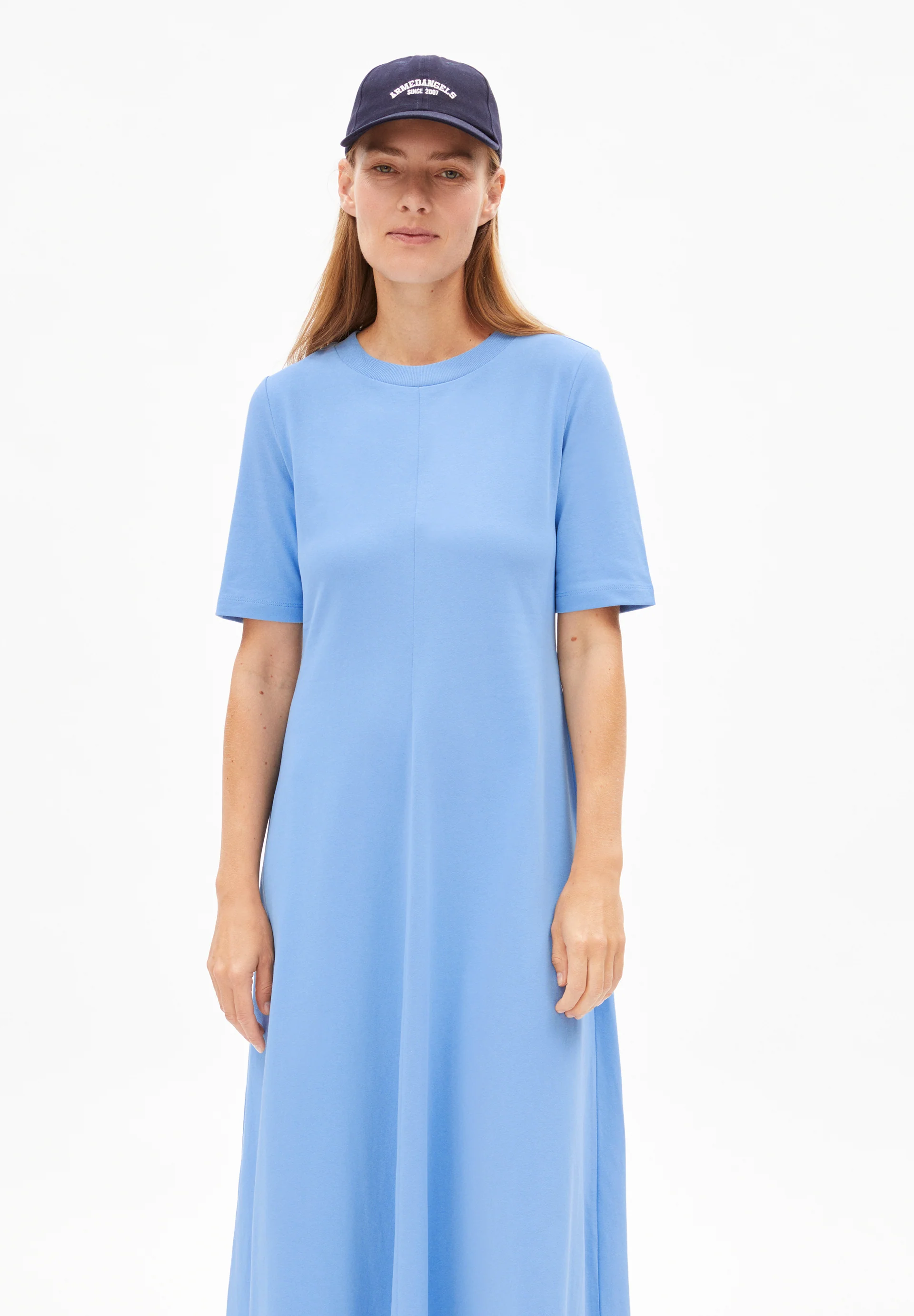LUANAA LITAA Heavyweight Jersey Dress made of recycled Cotton Mix