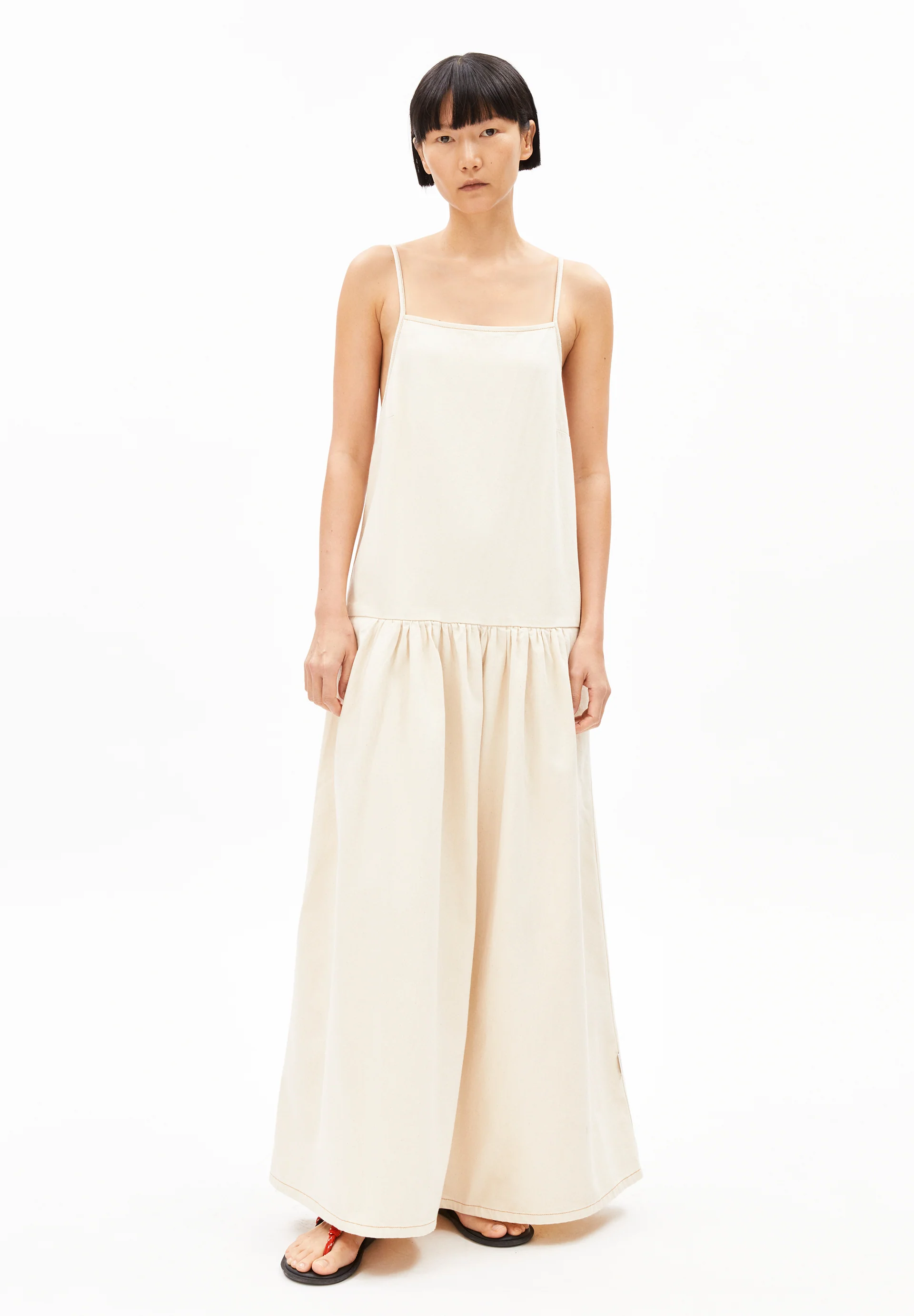 TASHAA Denim Dress made of Organic Cotton Mix