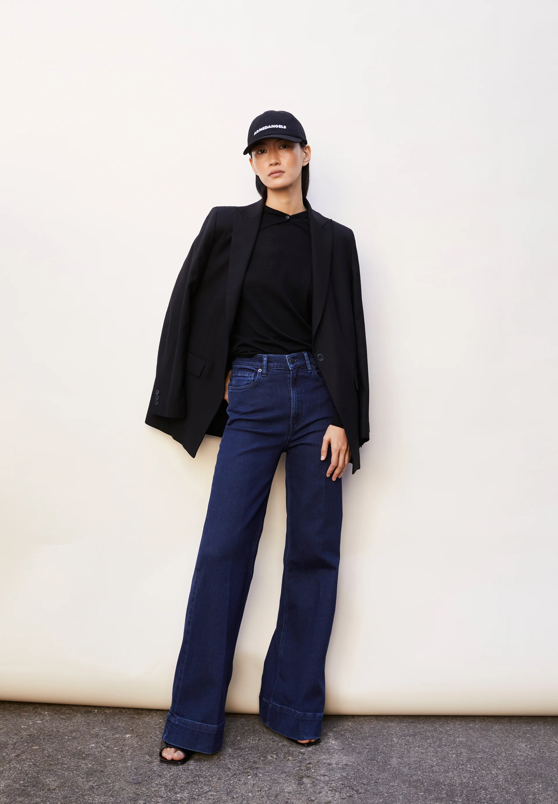 MURLIAA Wide Jeans recycled Cotton Mix Comfort Stretch
