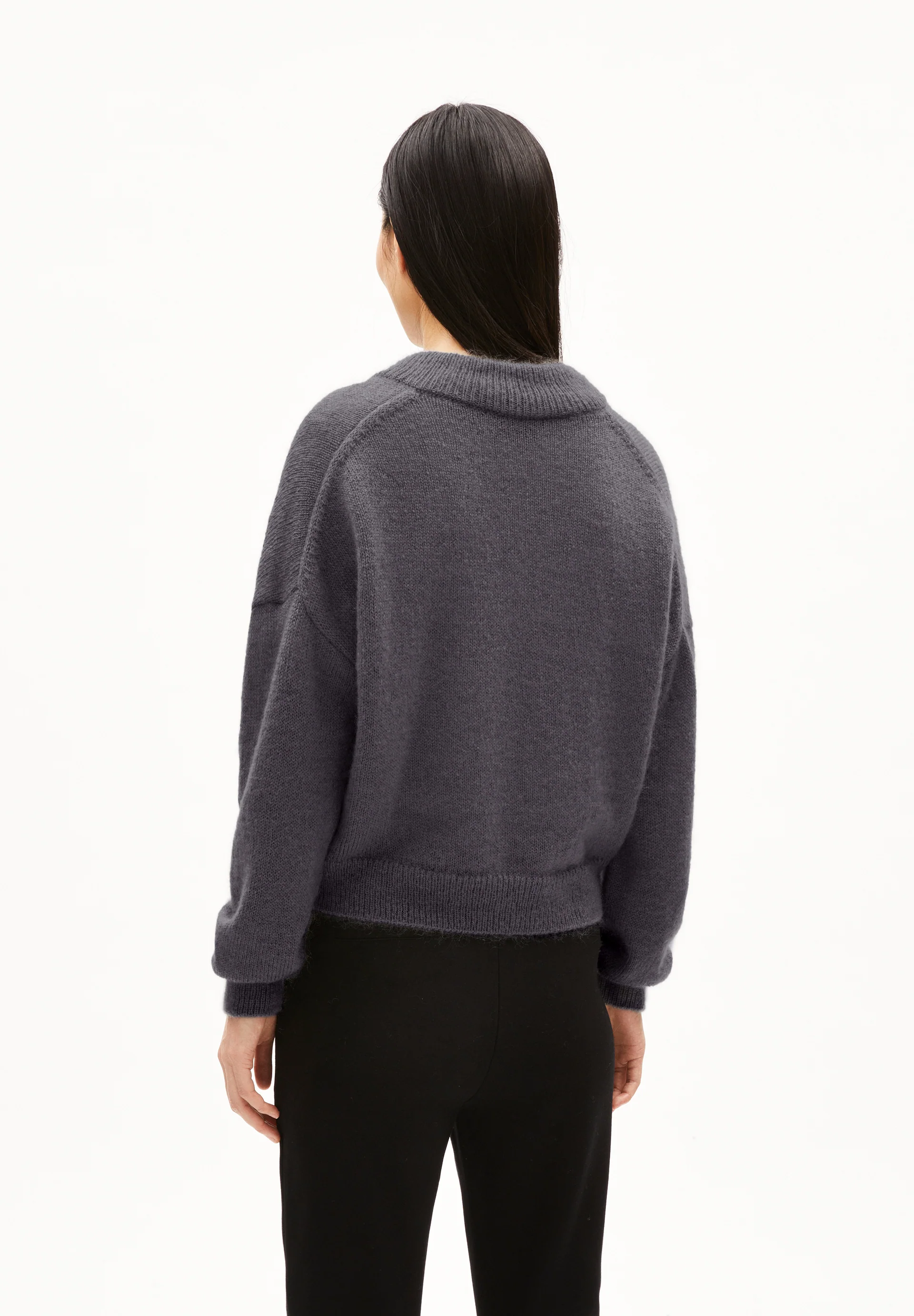 ALBASAA MOHAIR Sweater Oversized Fit made of Mohair Wool Mix