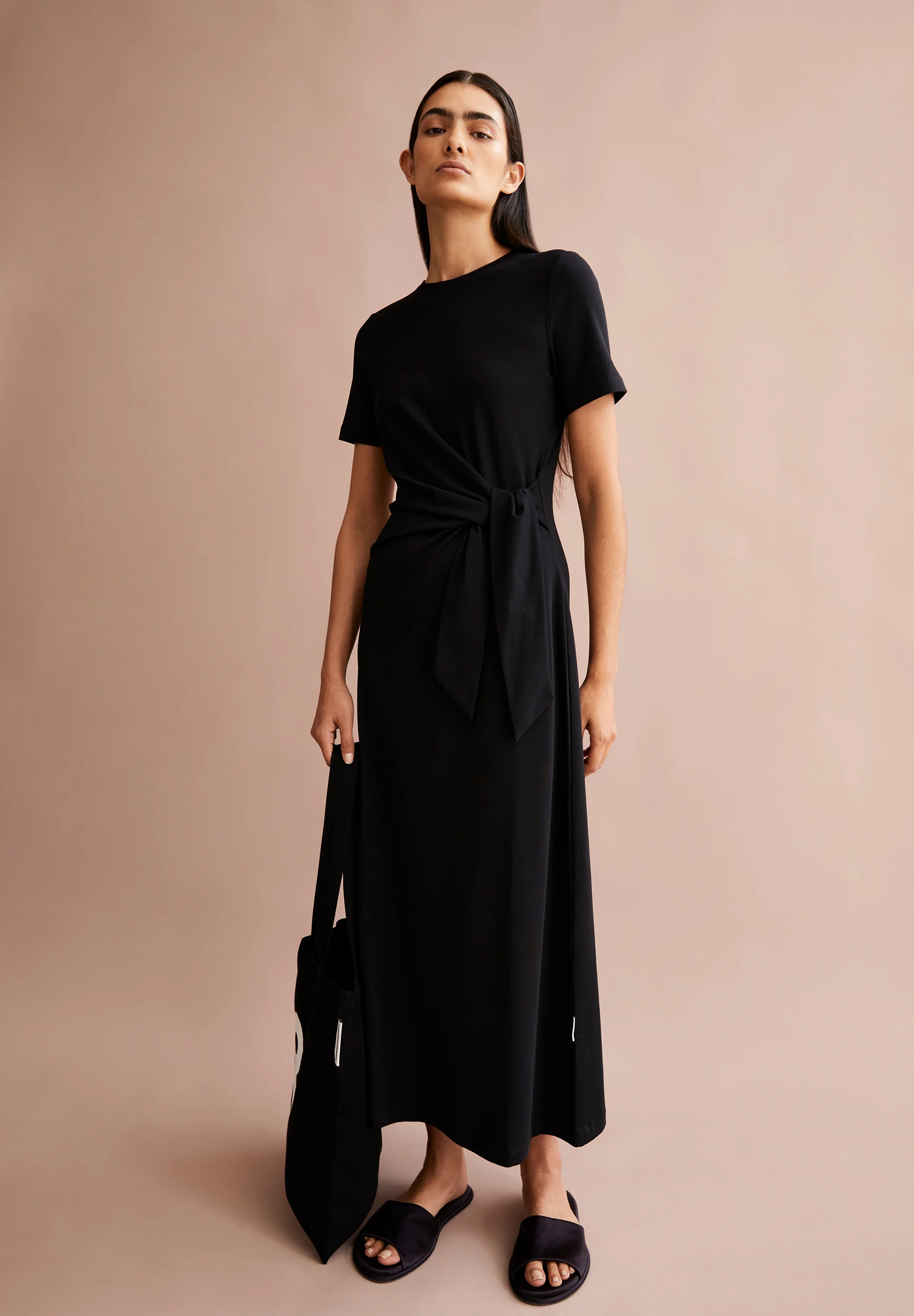 JELTAA JERSEY DRESS Jersey dress from organic cotton mix