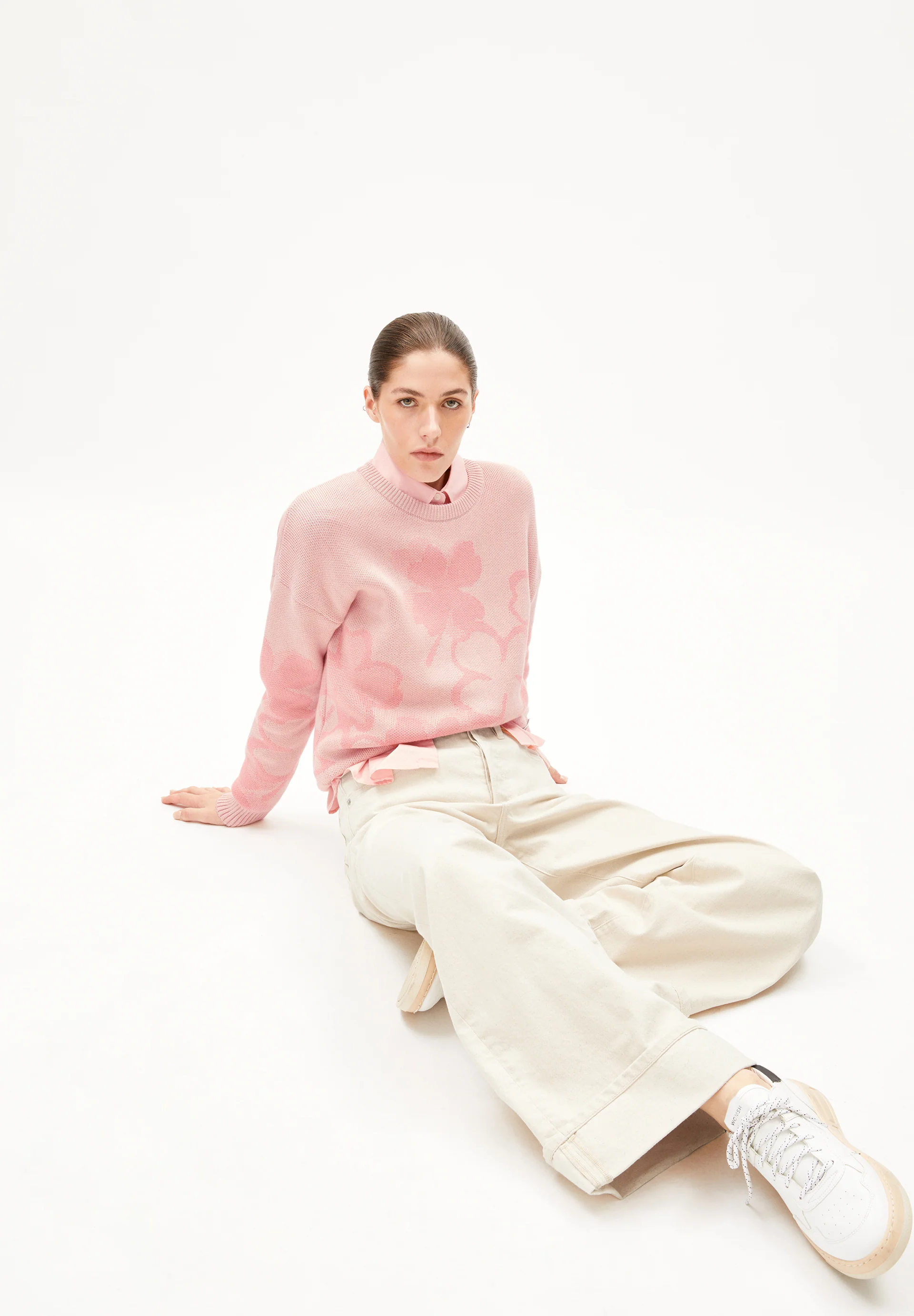 OLESSYAA CLOVER Pullover from organic cotton