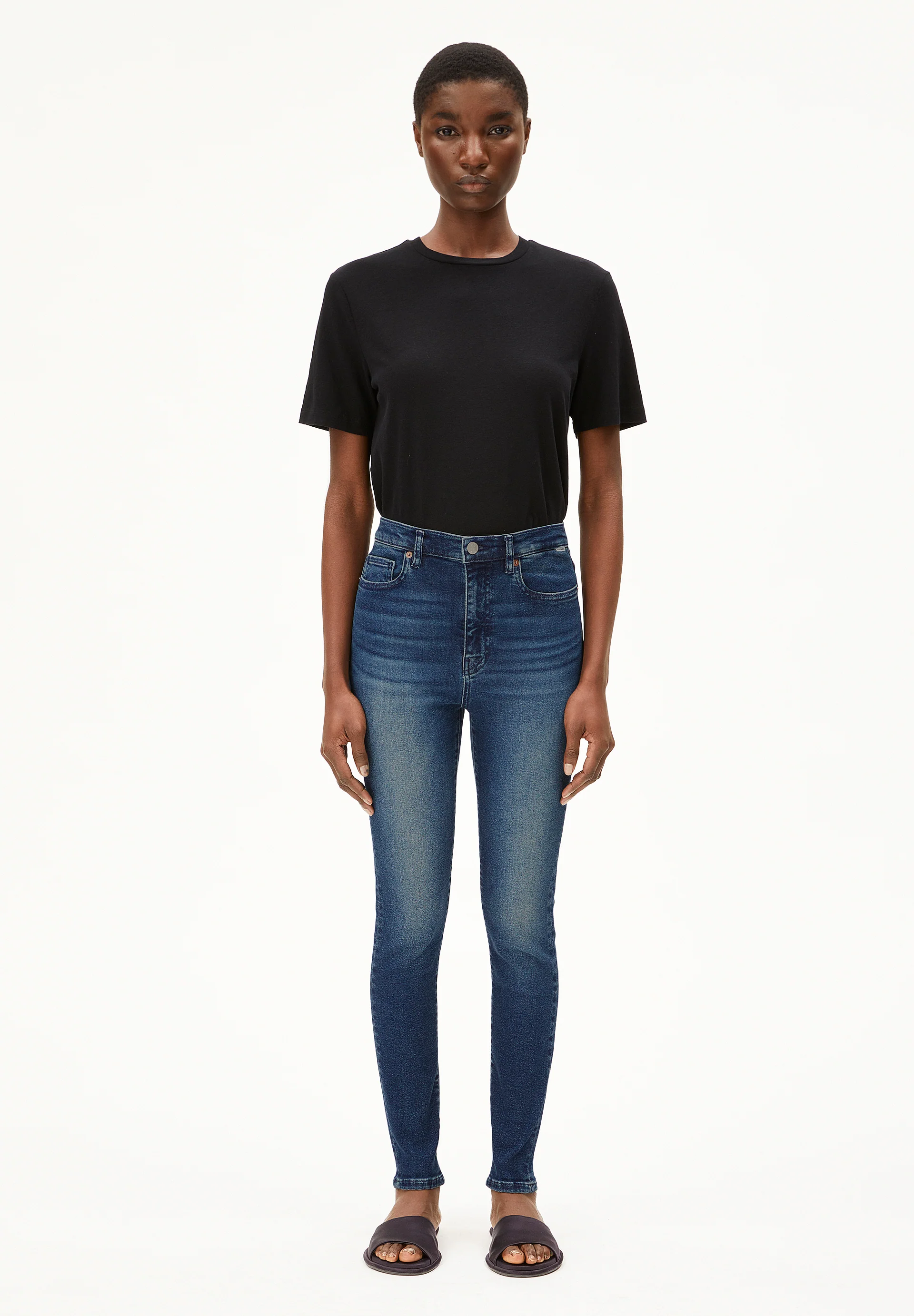 INGAA Skinny Jeans High Waist Organic Cotton Mix X-Stretch