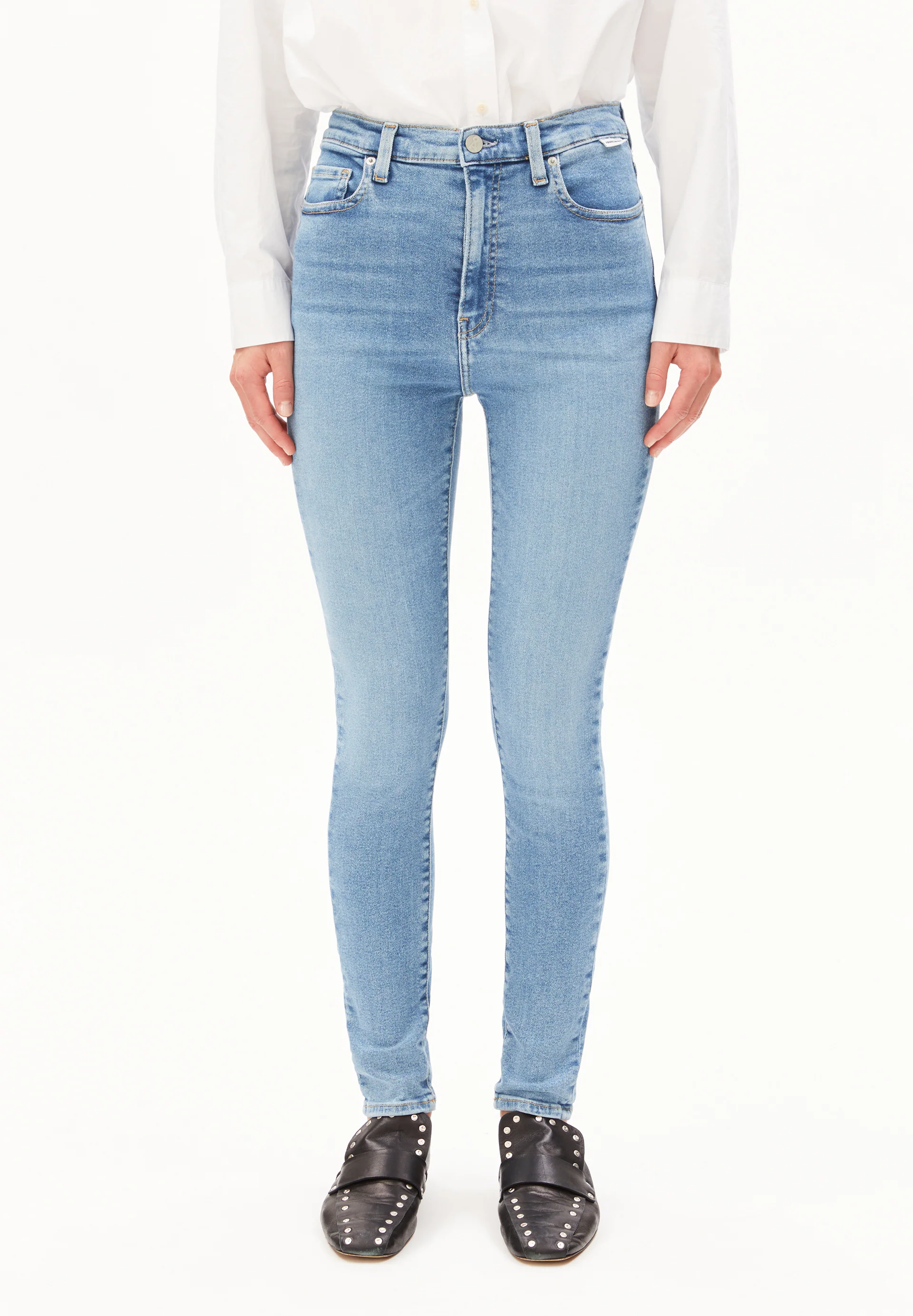 INGAA Skinny Jeans High Waist Organic Cotton Mix X-Stretch