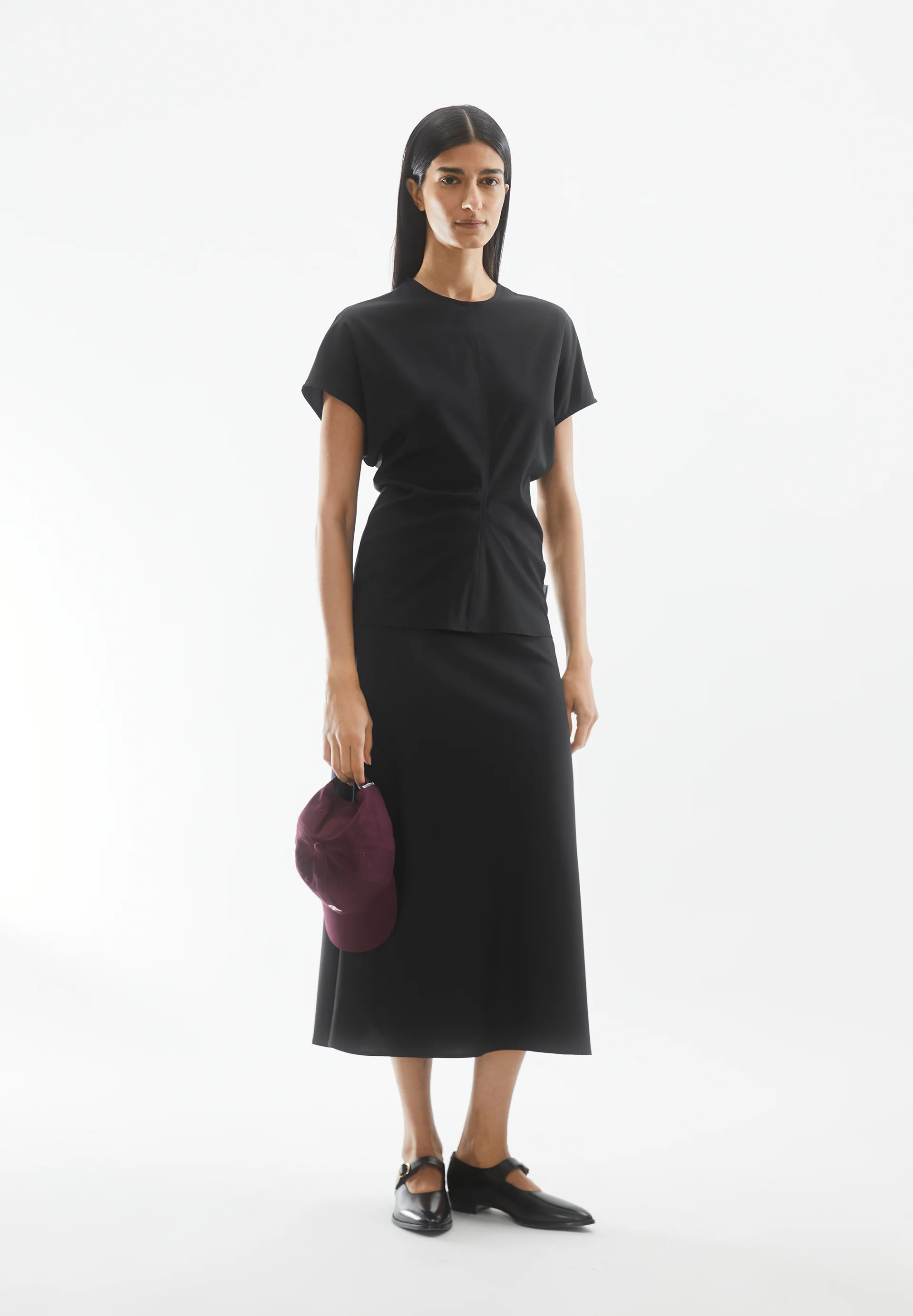 LENOVAA Woven skirt made from a LENZING™ ECOVERO™ viscose blend