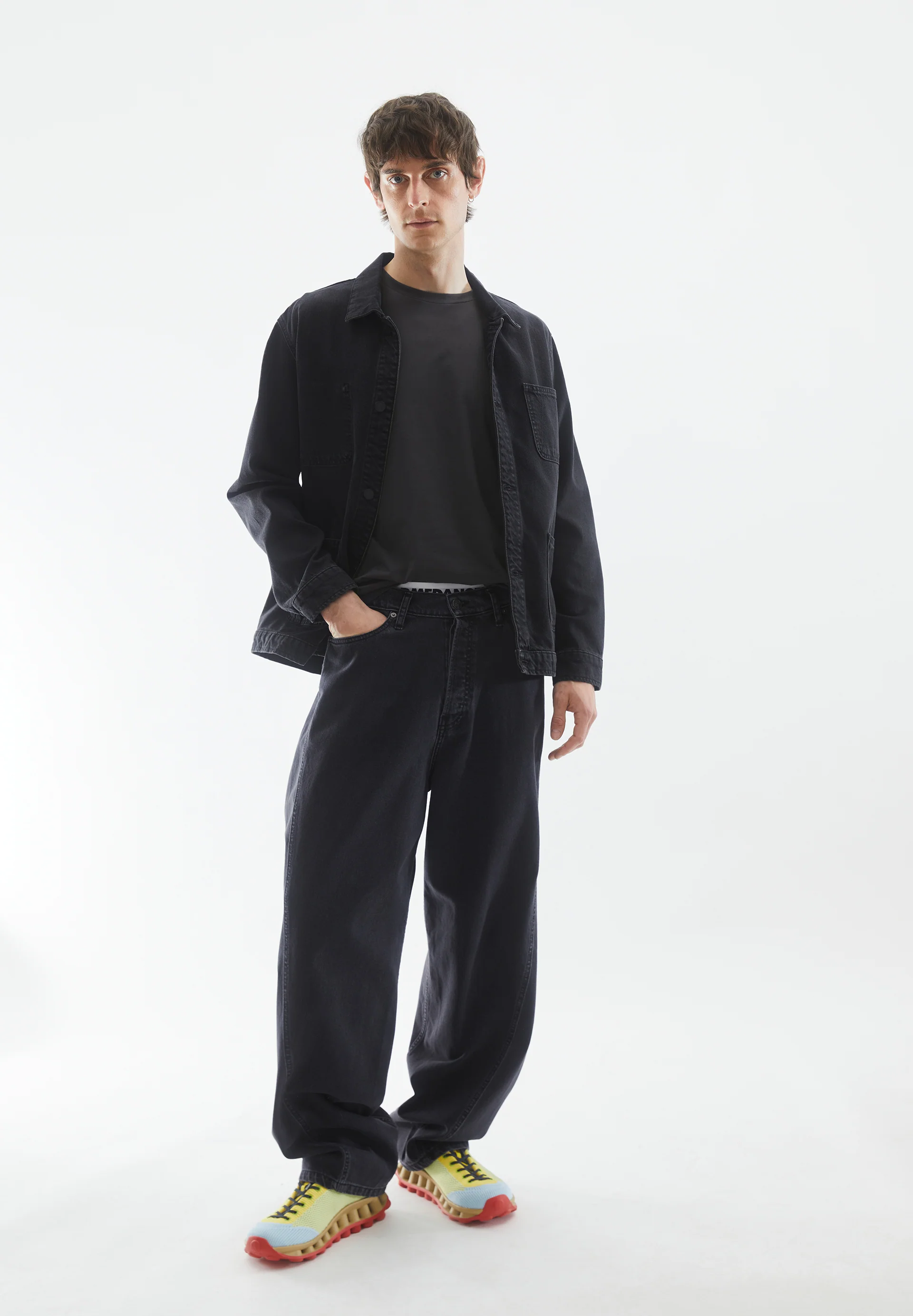 JAAMEO Wide leg mid waist made from recycled cotton
