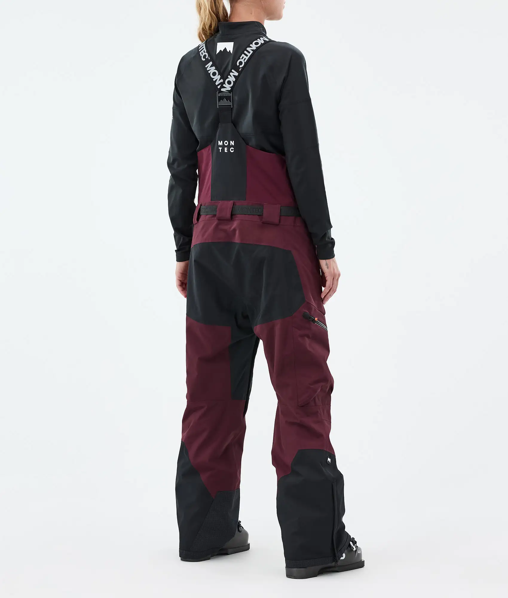 Dozer W Ski Pants Women Burgundy/Black